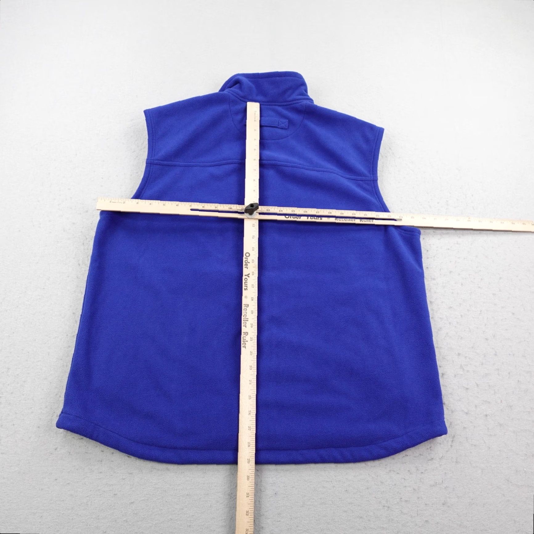 Duluth Trading Company Duluth Vest Mens XL Blue Fleece Full Zip Up Sleeveless Gillet Mock Neck Outdoors Size US XL / EU 56 / 4 - 5 Thumbnail