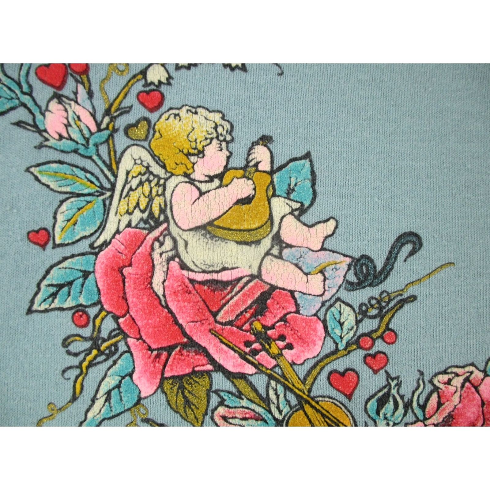 Vintage VINTAGE BRANSON MISSOURI BLUEGRASS MUSIC ANGEL ROSES T-Shirt M/L 90s Mens Size US M / EU 48-50 / 2 - 6 Thumbnail