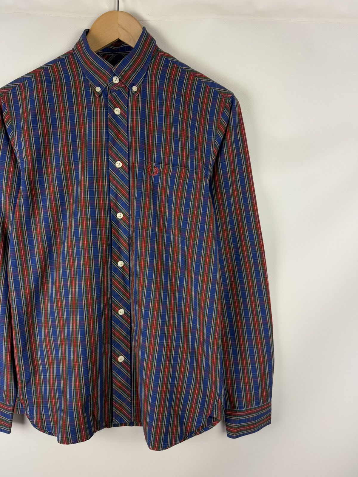 Fred Perry Fred Perry Casual Long Sleeve Checked Plaid Button Up Shirt Size US S / EU 44-46 / 1 - 3 Thumbnail
