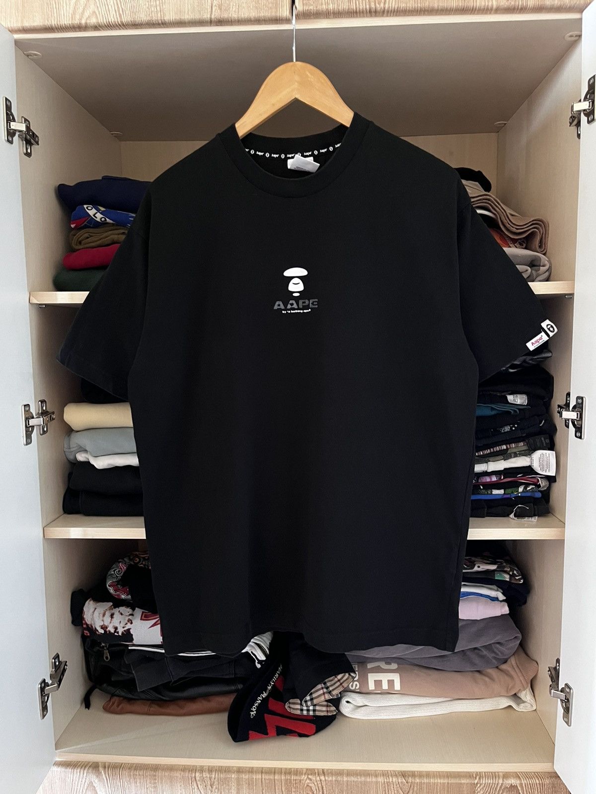 Aape Aape By Bape Tee Hologram Logo Size US M / EU 48-50 / 2 - 2 Thumbnail