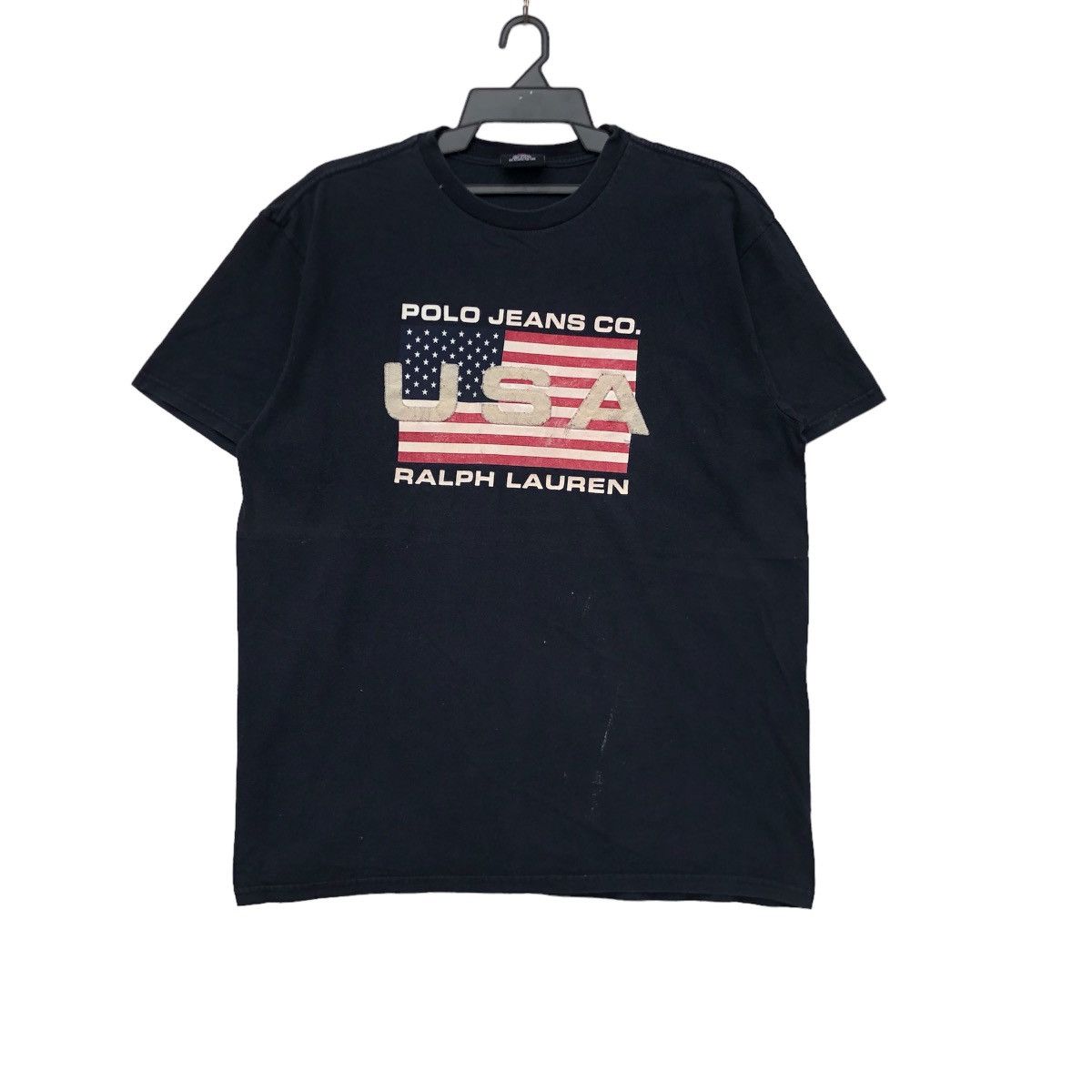 Polo Ralph Lauren Vintage 90s USA Polo Jeans Co by Ralph Lauren T-shirt | M | Size US M / EU 48-50 / 2 - 1 Thumbnail