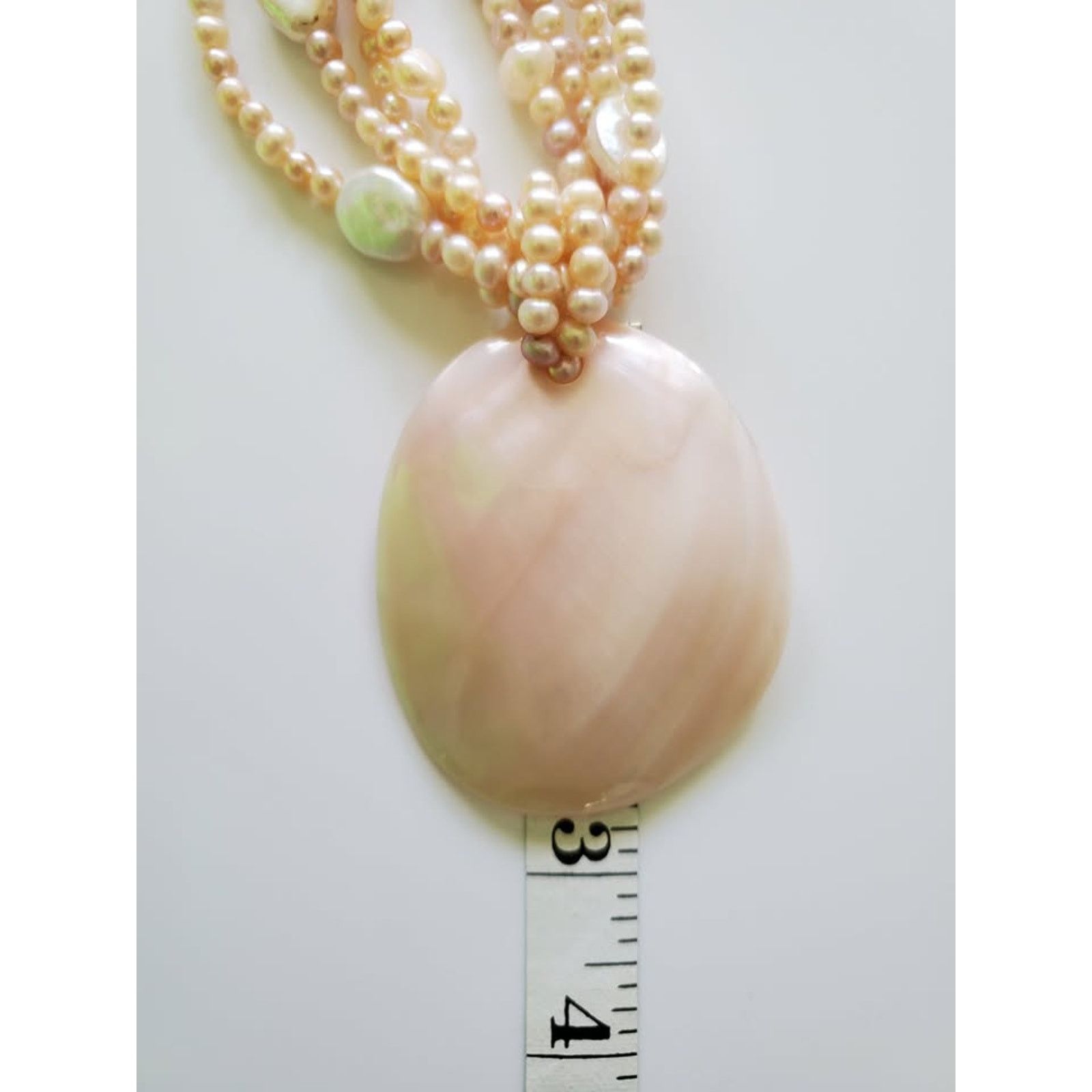 Other Multi-strand Pink and Cream Freshwater Pearl Necklace Size ONE SIZE - 4 Thumbnail