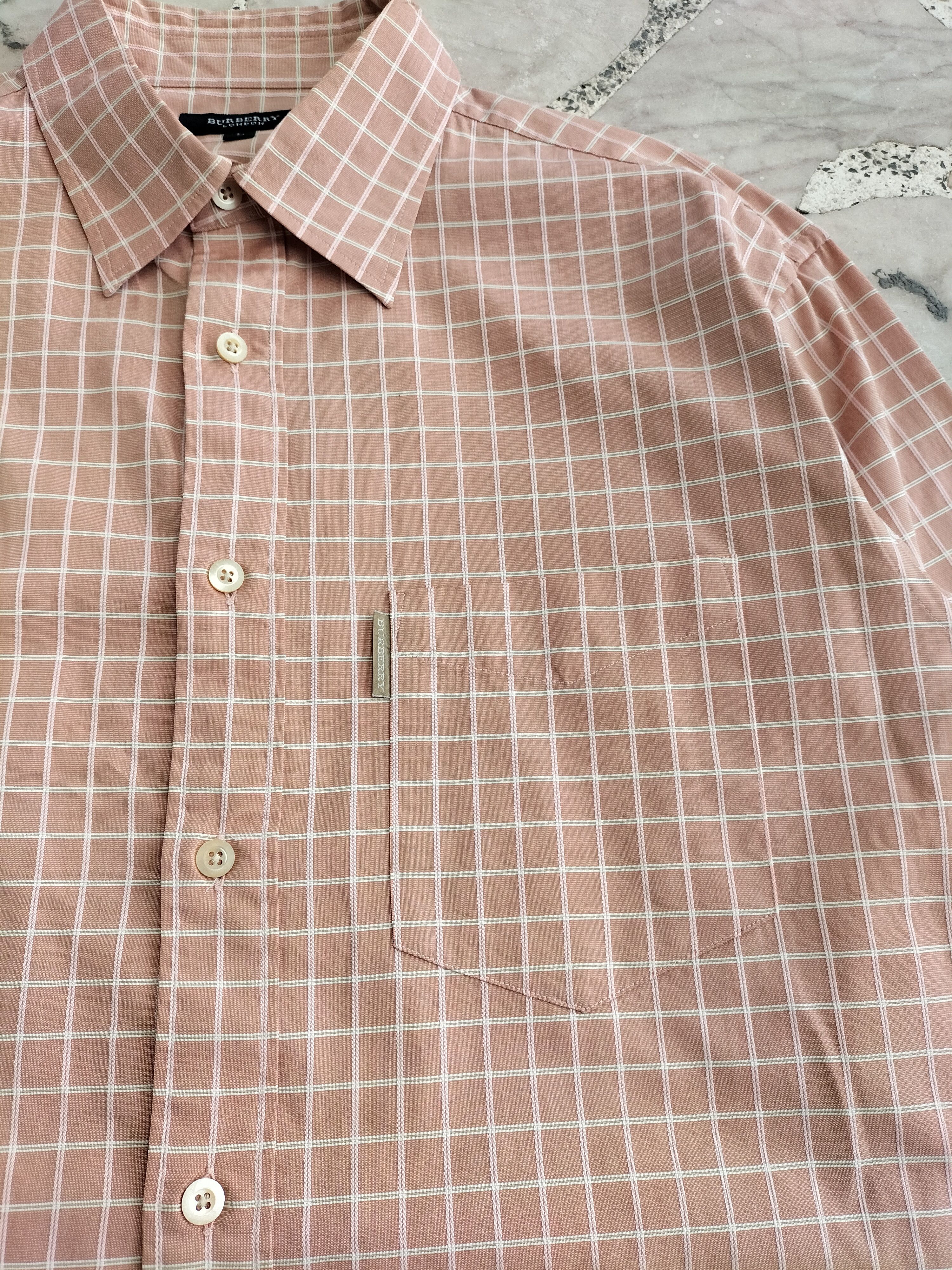 Burberry Burberry Rose Gold Button Up Shirt Size US L / EU 52-54 / 3 - 8 Thumbnail