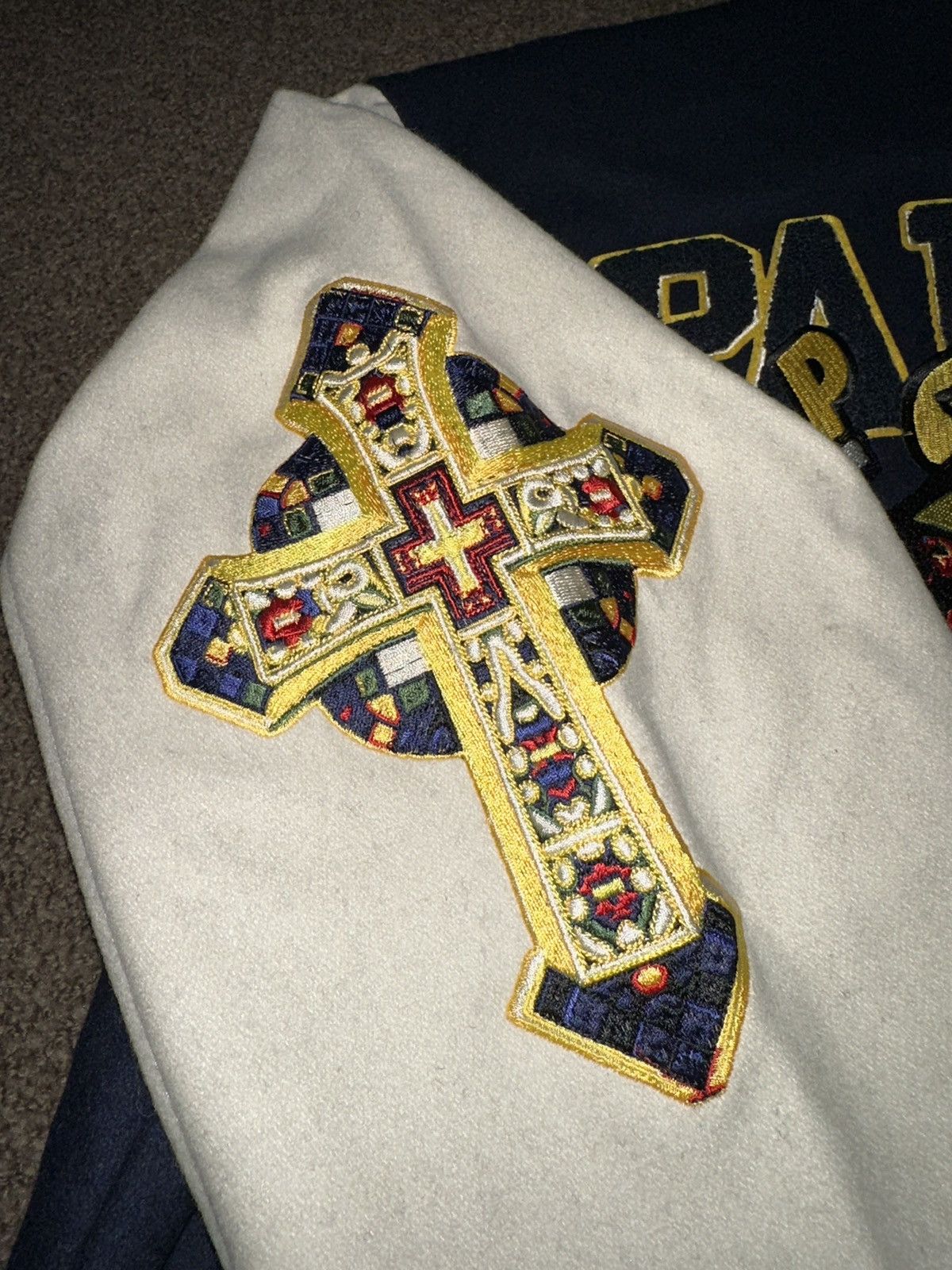 Palace Palace Saints Varsity Jacket Navy Size US M / EU 48-50 / 2 - 8 Thumbnail