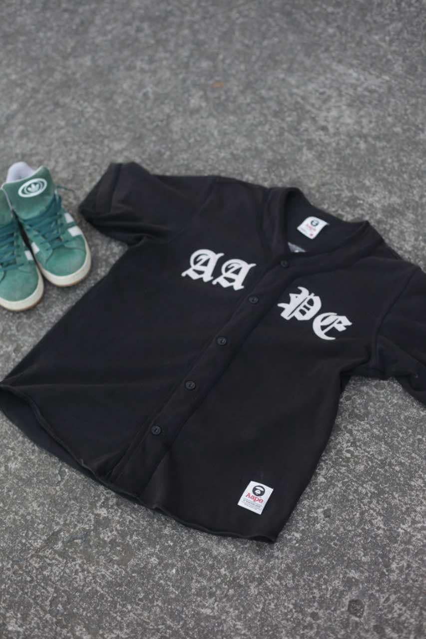 Aape A BATHING APE | AAPE UNIVERSE Baseball Jersey Size US L / EU 52-54 / 3 - 1 Thumbnail