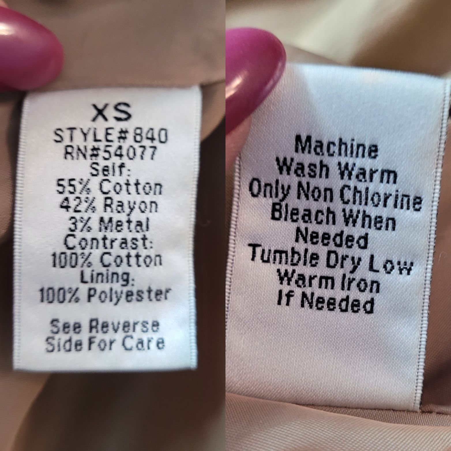 Other CAbi Sz XS Treasure Hunter Brown Flared Long Button Trench C Size XS / US 0-2 / IT 36-38 - 3 Thumbnail