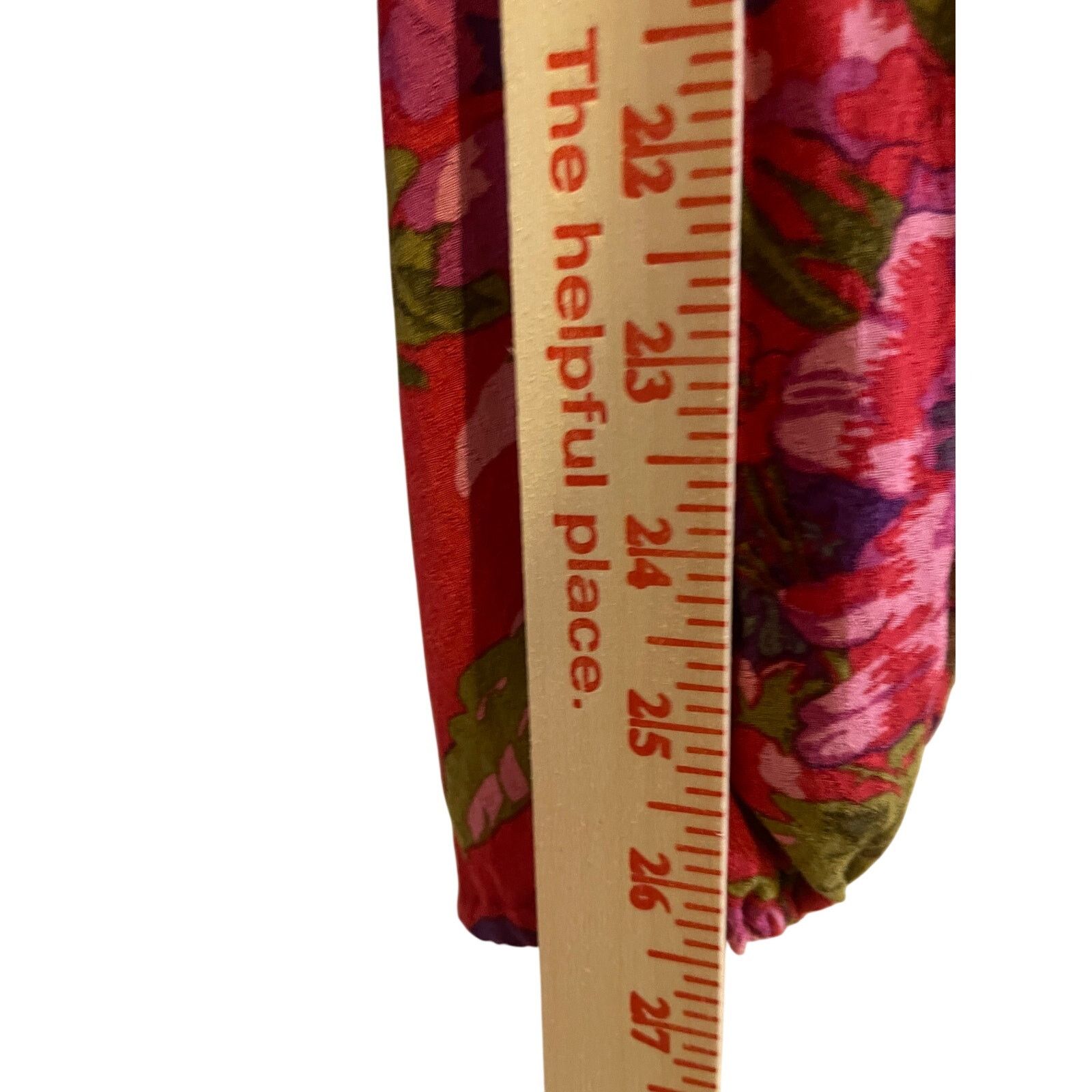 Urban Outfitters Urban Outfitters Red Floral Wrap Blouse Long Sleeve Size L Size L / US 10 / IT 46 - 6 Thumbnail