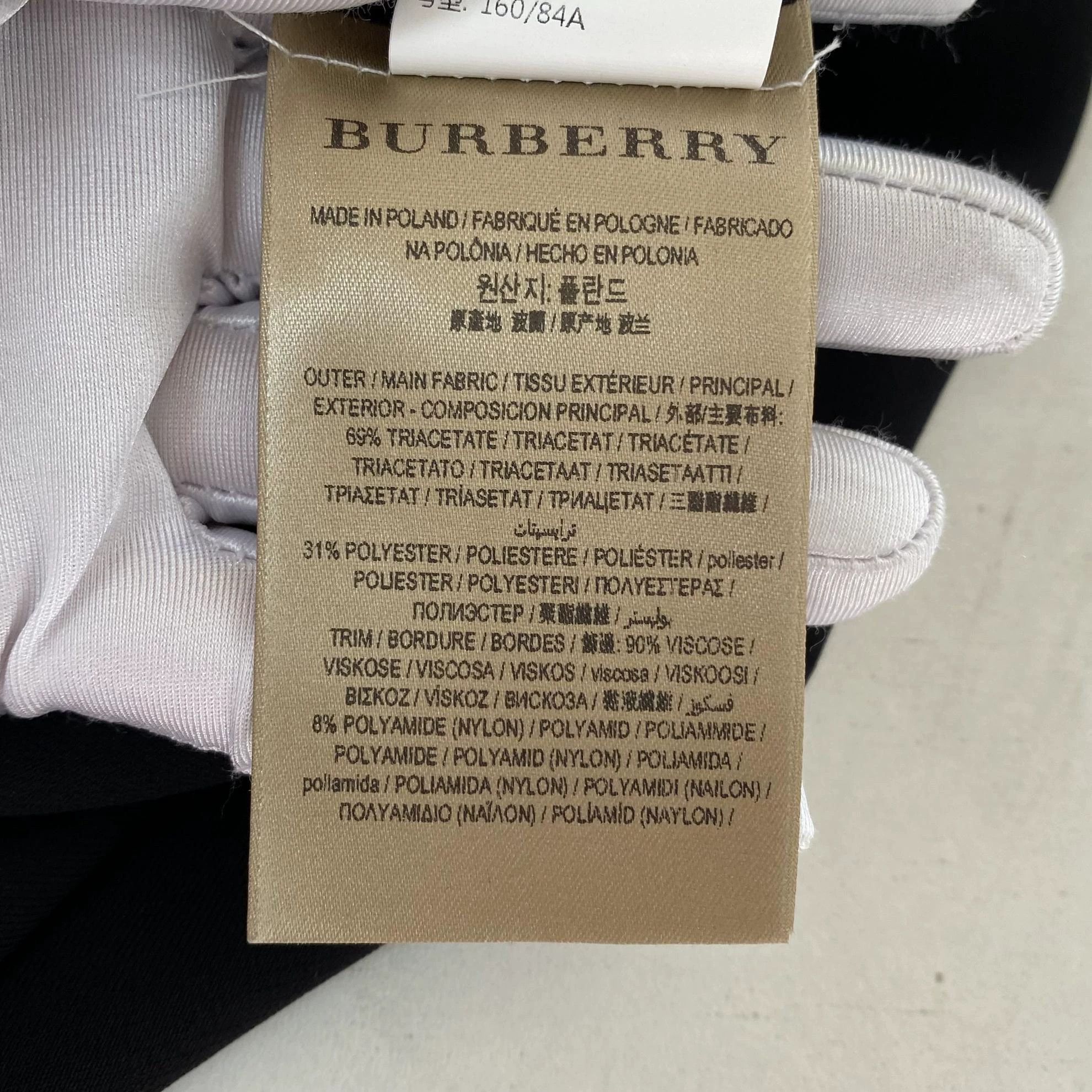 Burberry Burberry 9692 women's black dress UK6 Size XS / US 0-2 / IT 36-38 - 8 Thumbnail