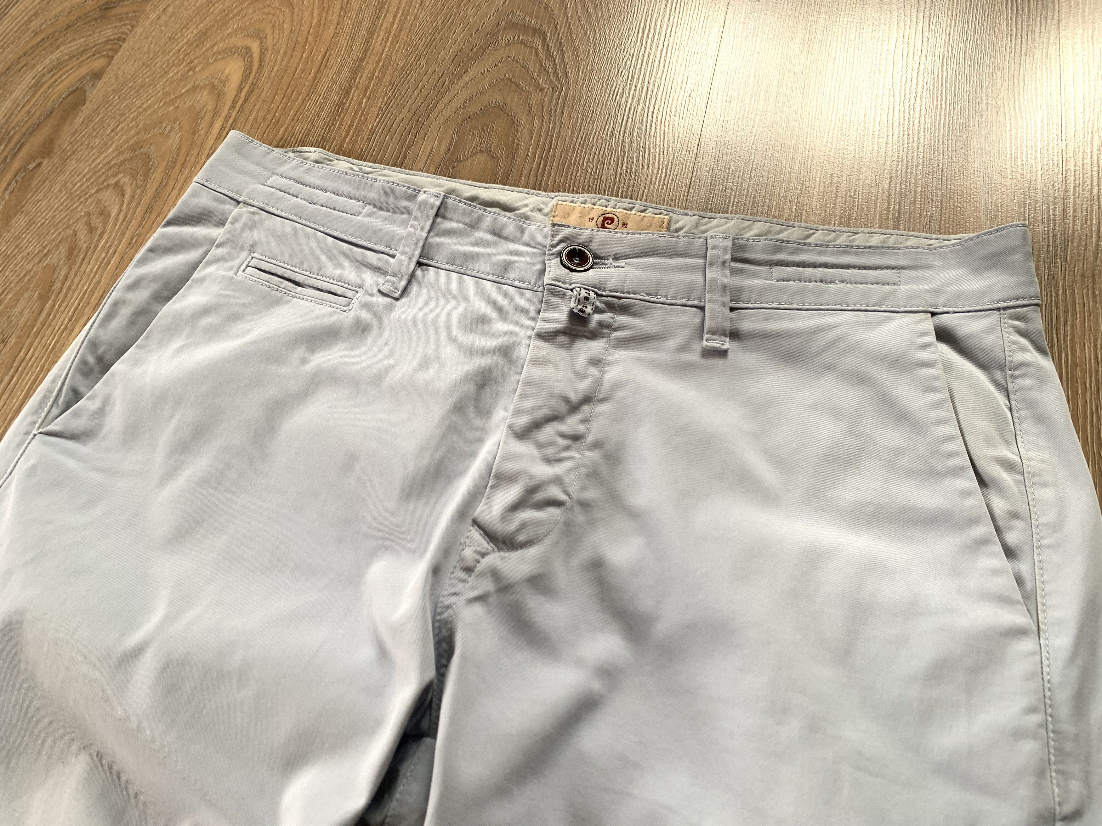 Designer × Pierre Cardin Pierre Cardin Casual Light Blue Cotton Pants Size US 34 / EU 50 - 4 Thumbnail