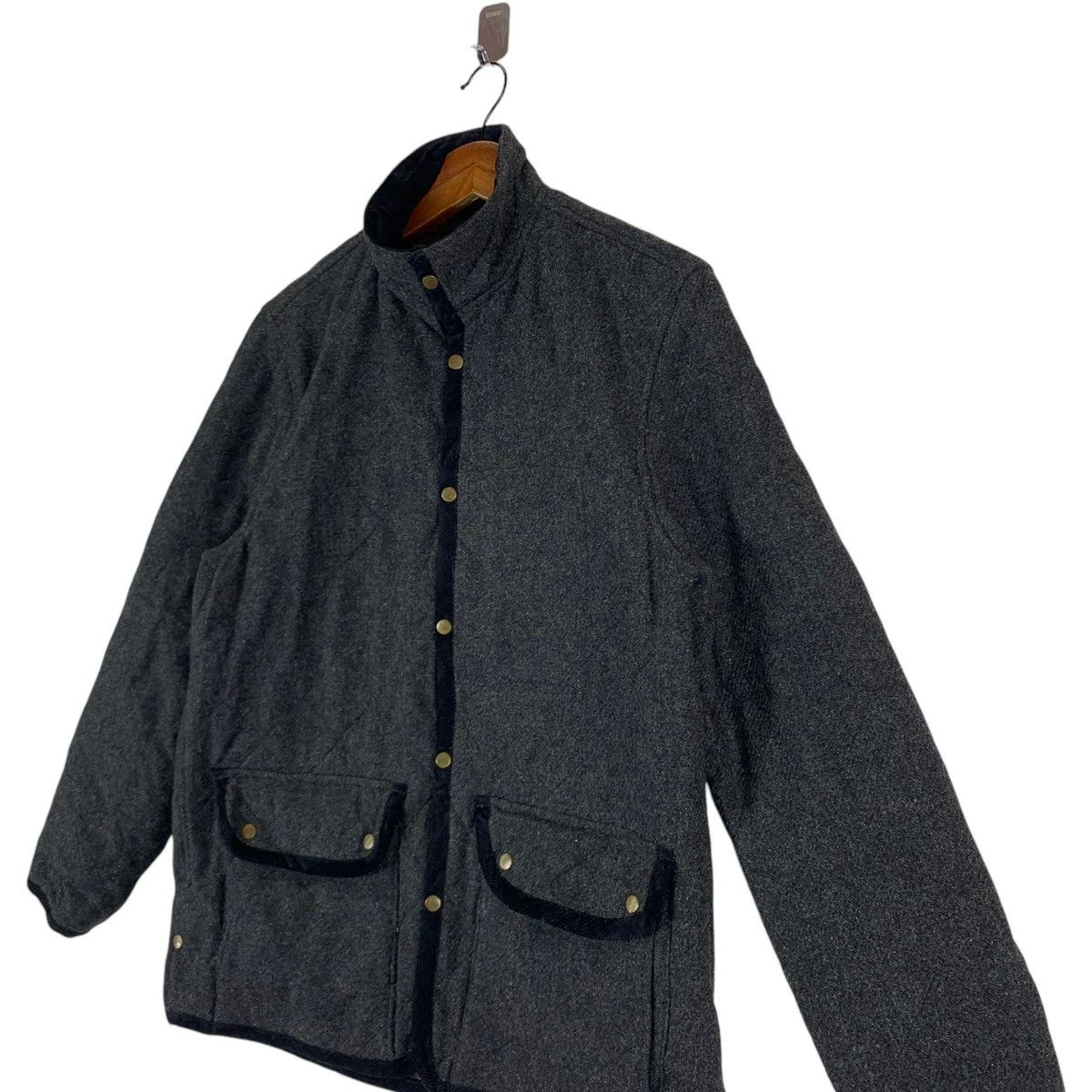 Global Work VINTAGE GLOBAL WORK QUILTED WOOL SNAP BUTTON Size US M / EU 48-50 / 2 - 3 Thumbnail