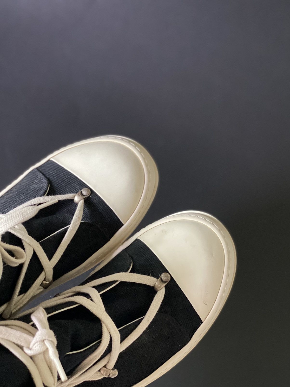 Designer × Rick Owens × Rick Owens Drkshdw Rick Owens drkshdw hexa black canvas Size US 9.5 / EU 42-43 - 3 Thumbnail