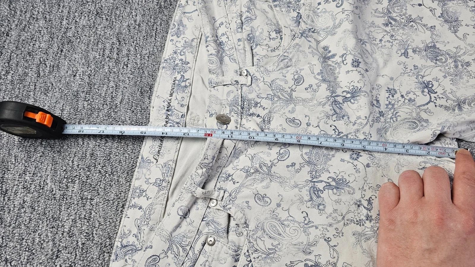 Other Anna Montana Limited Edition Angel Fit Paisley Jeans W14 Size 36" / US 14 / IT 50 - 13 Thumbnail