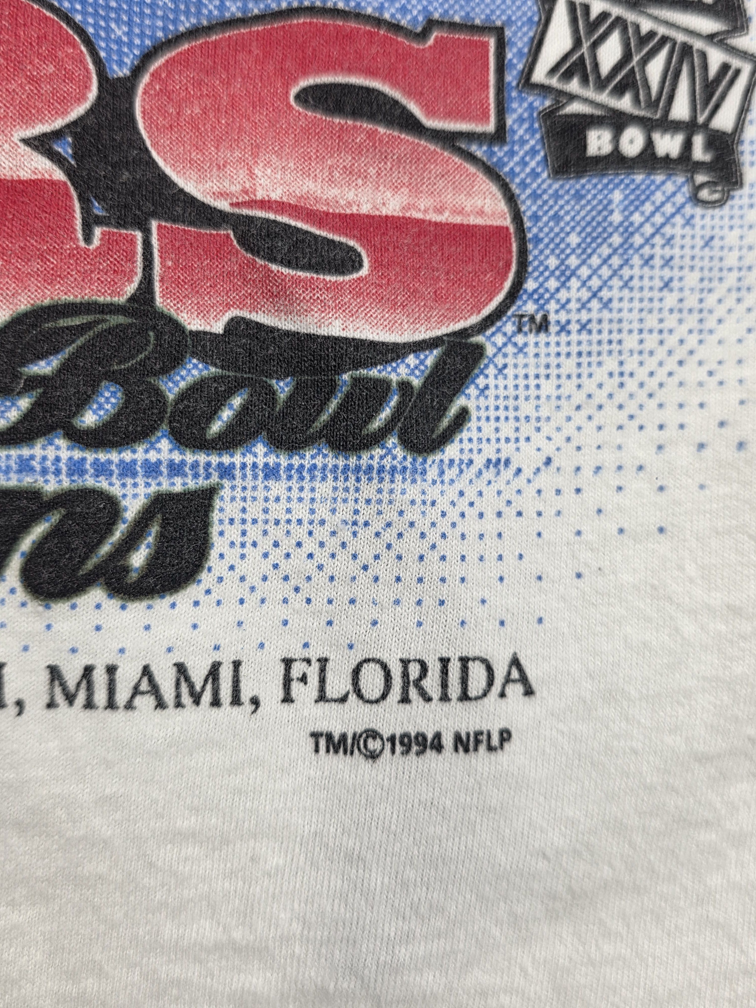 NFL 1995 San Francisco 49ers Super Bowl XXIX T-Shirt Size XL Size US XL / EU 56 / 4 - 3 Thumbnail