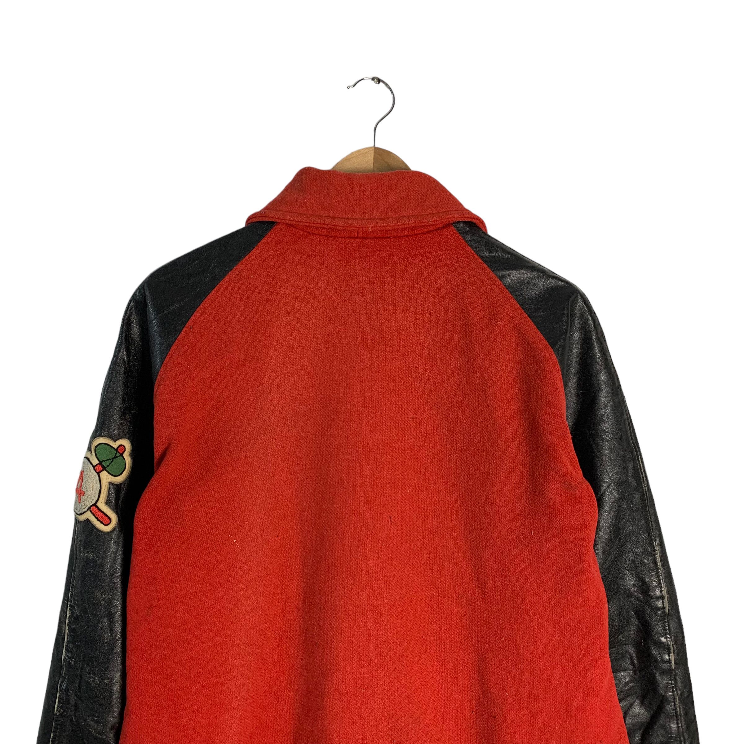 Vintage Vintage Red Indian Varsity Jacket Size US L / EU 52-54 / 3 - 9 Thumbnail