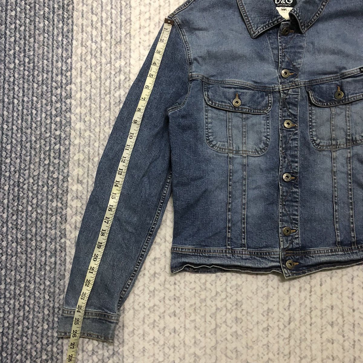 Dolce & Gabbana Rare Distressed Dolce & Gabbana Denim Jacket Size US S / EU 44-46 / 1 - 13 Thumbnail