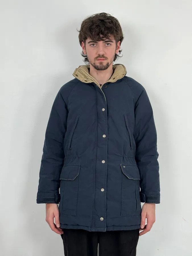 Polo Ralph Lauren 2000s Ralph Lauren Denim & Supply Fur Hood Puffer Parka Navy Jacket Size US M / EU 48-50 / 2 - 2 Thumbnail