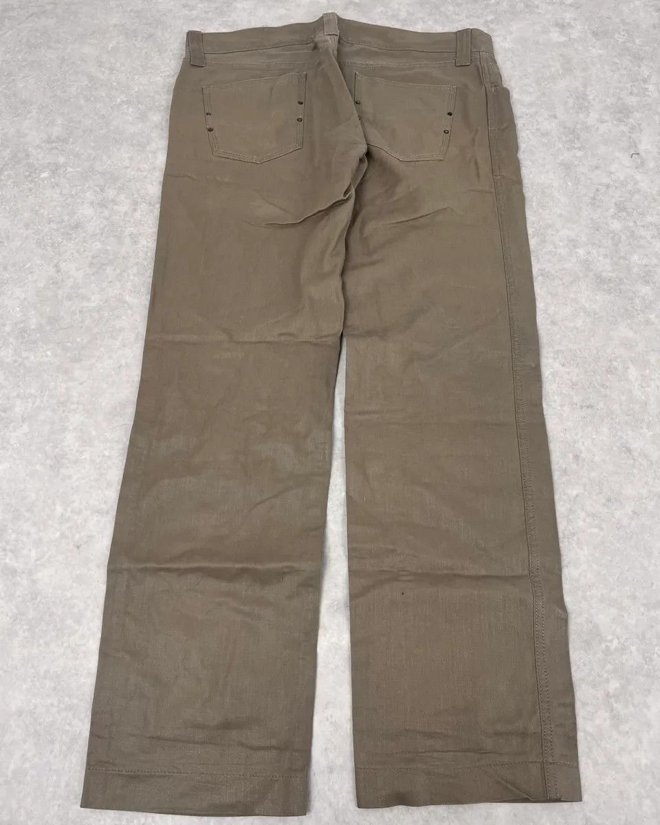 Dolce & Gabbana 2000s Dolce & Gabbana Beige Waxed Pants Size US 34 / EU 50 - 9 Thumbnail
