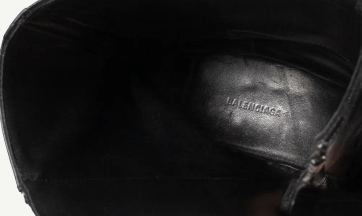 Balenciaga Balenciaga BB RIM BACK LOGO LEATHER BOOTS (39 EU) Size US 8 / IT 38 - 9 Thumbnail
