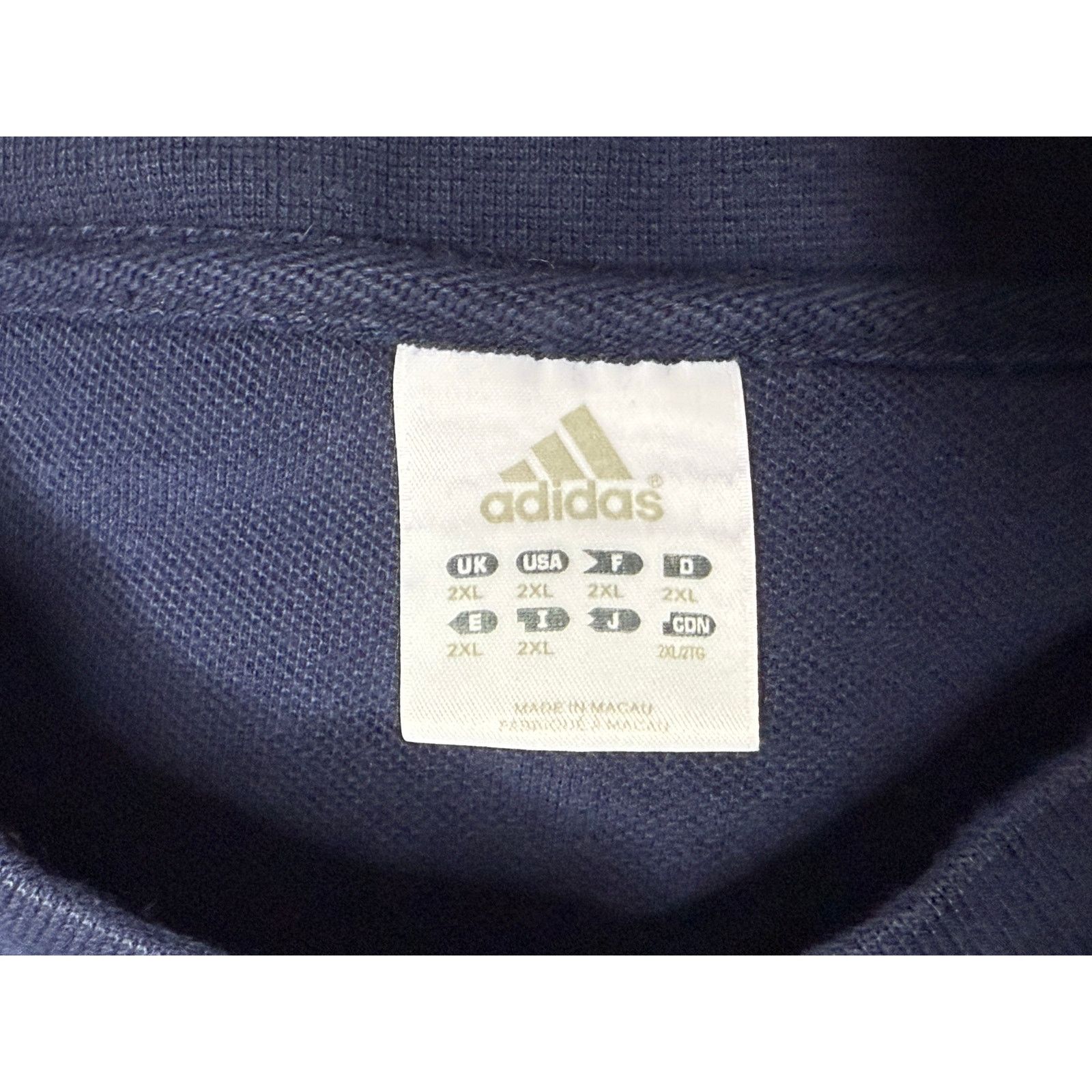 Adidas × Vintage Vintage Y2K Notre Dame Adidas Crewneck Sweatshirt 2XL Size US XXL / EU 58 / 5 - 3 Thumbnail