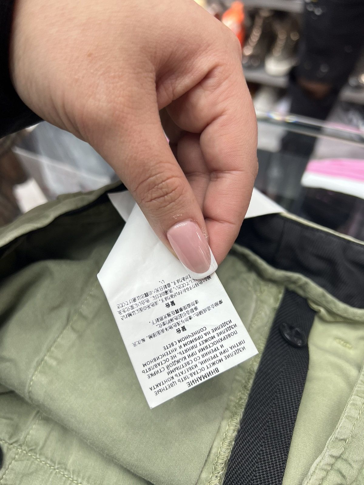 Stone Island Stone Island Olive Cargo Pants Size 31" - 11 Thumbnail