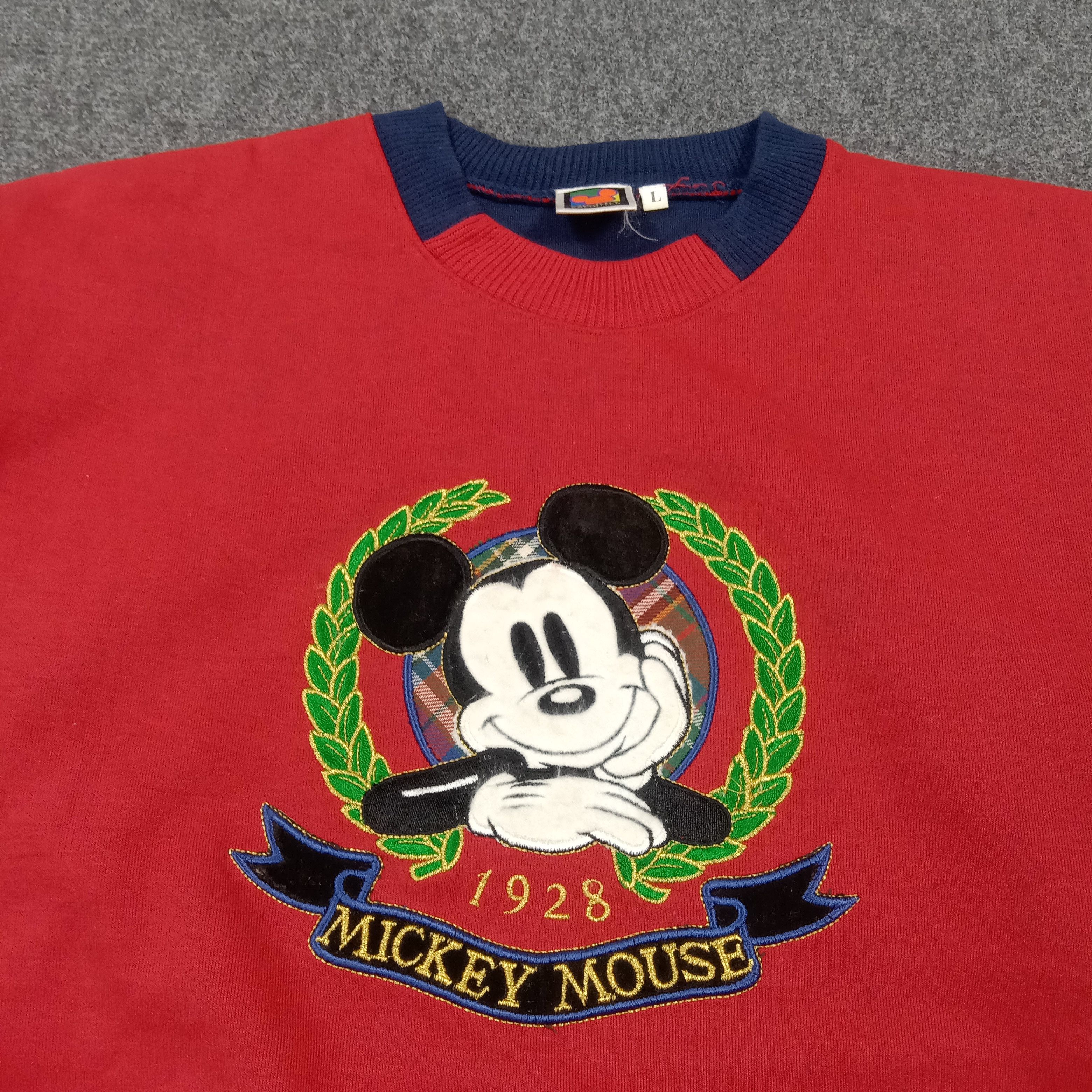 Disney Mickey Mouse Disney Cartoon 90's Sweatshirt C279N6 Size US M / EU 48-50 / 2 - 2 Thumbnail