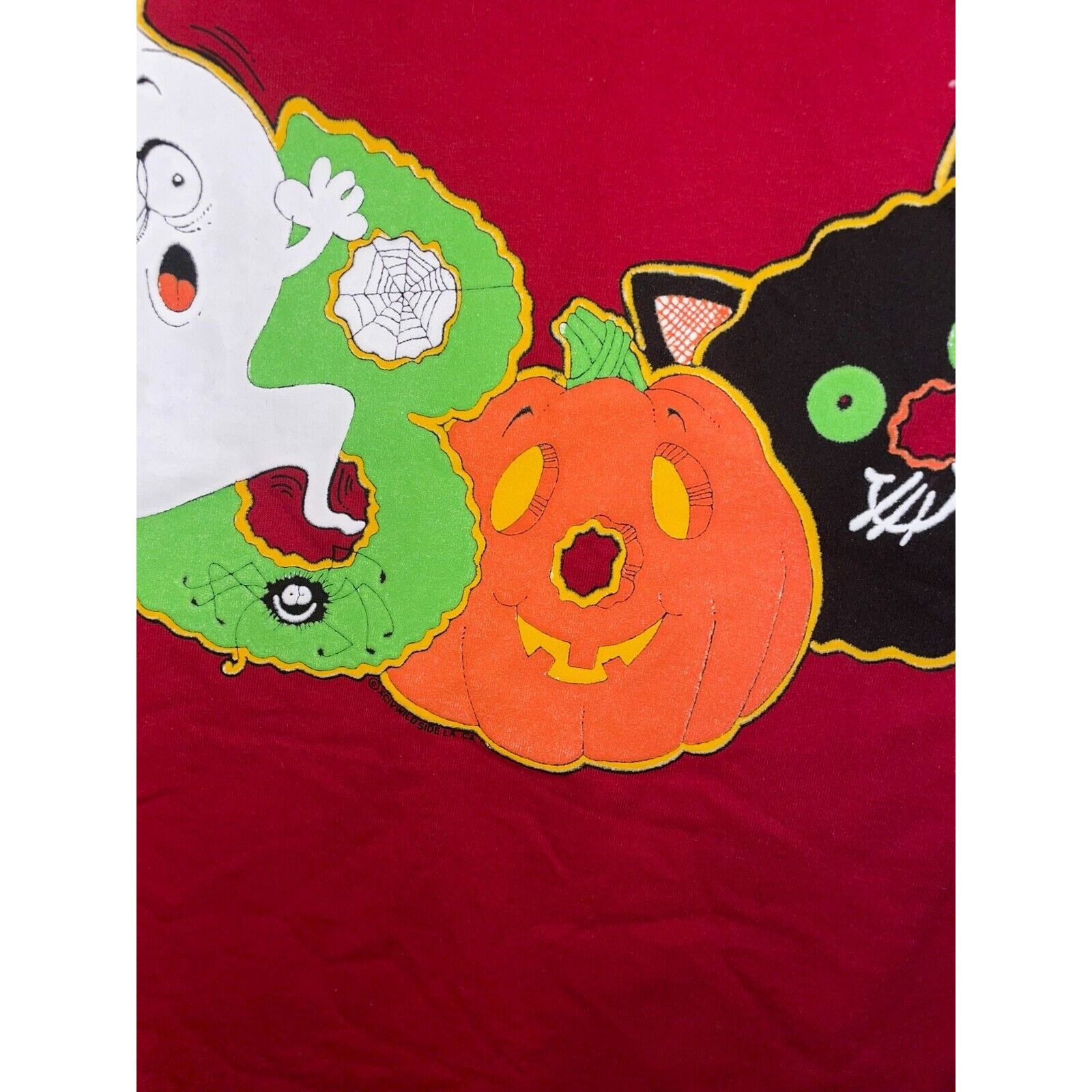 Jerzees Vintage Test Print Shirt Family Reunion Boo Halloween Tee M Size US M / EU 48-50 / 2 - 8 Thumbnail
