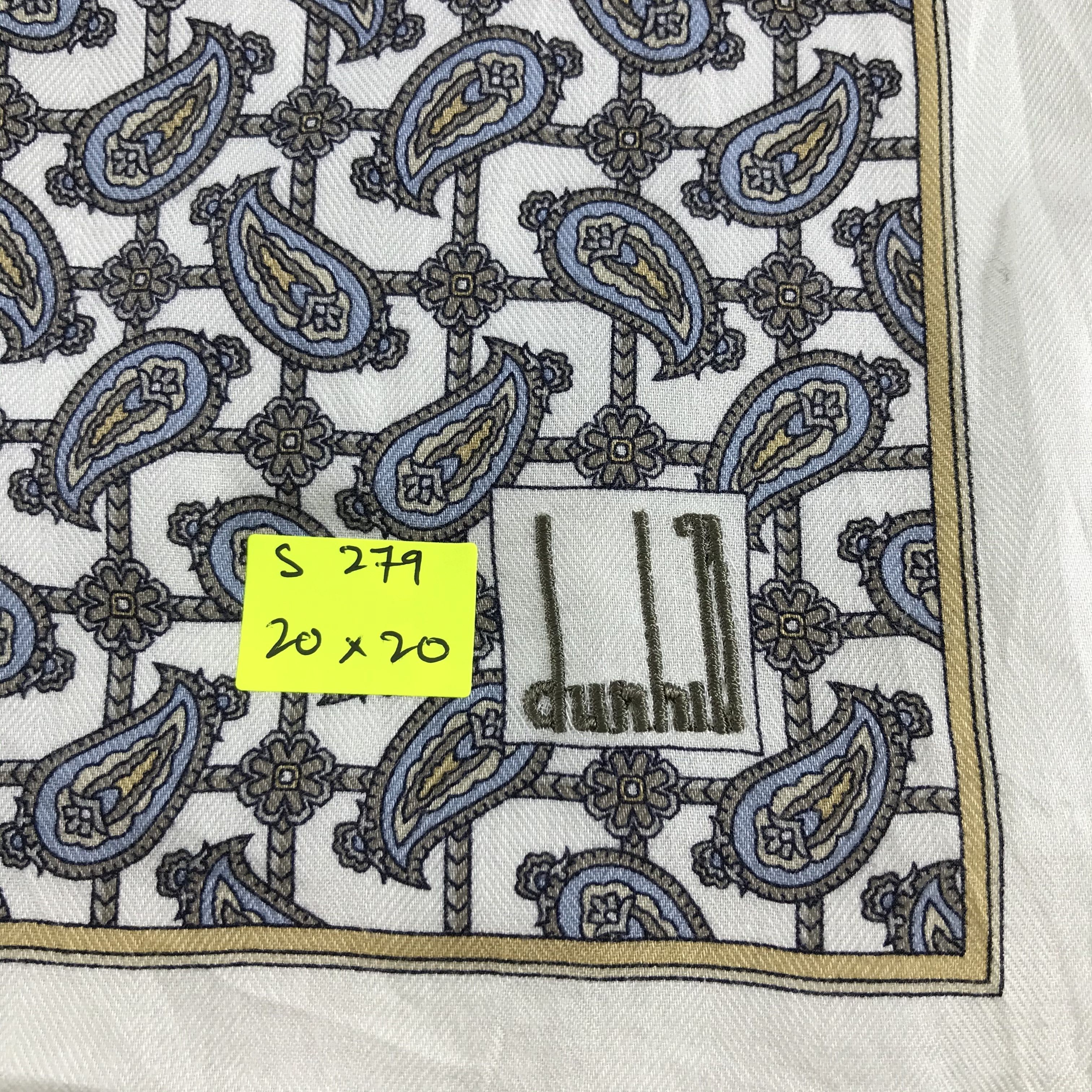 Alfred Dunhill × Vintage Dunhill Bandana / Handkerchief / Neckerchief - S279 Size ONE SIZE - 5 Thumbnail