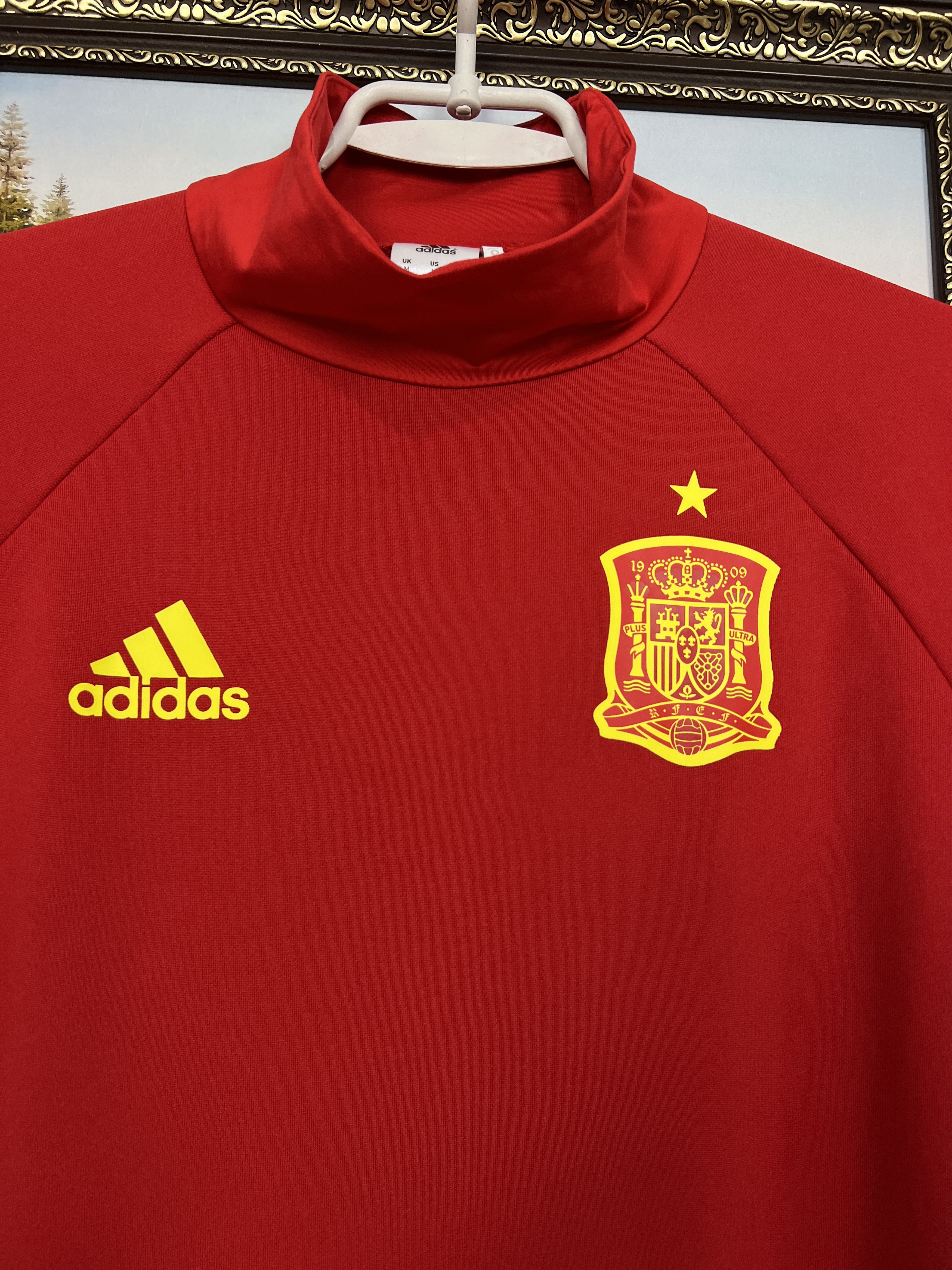 Adidas Adidas Spain Football Train Sweatshirt Soccer Track Top Size US M / EU 48-50 / 2 - 3 Thumbnail