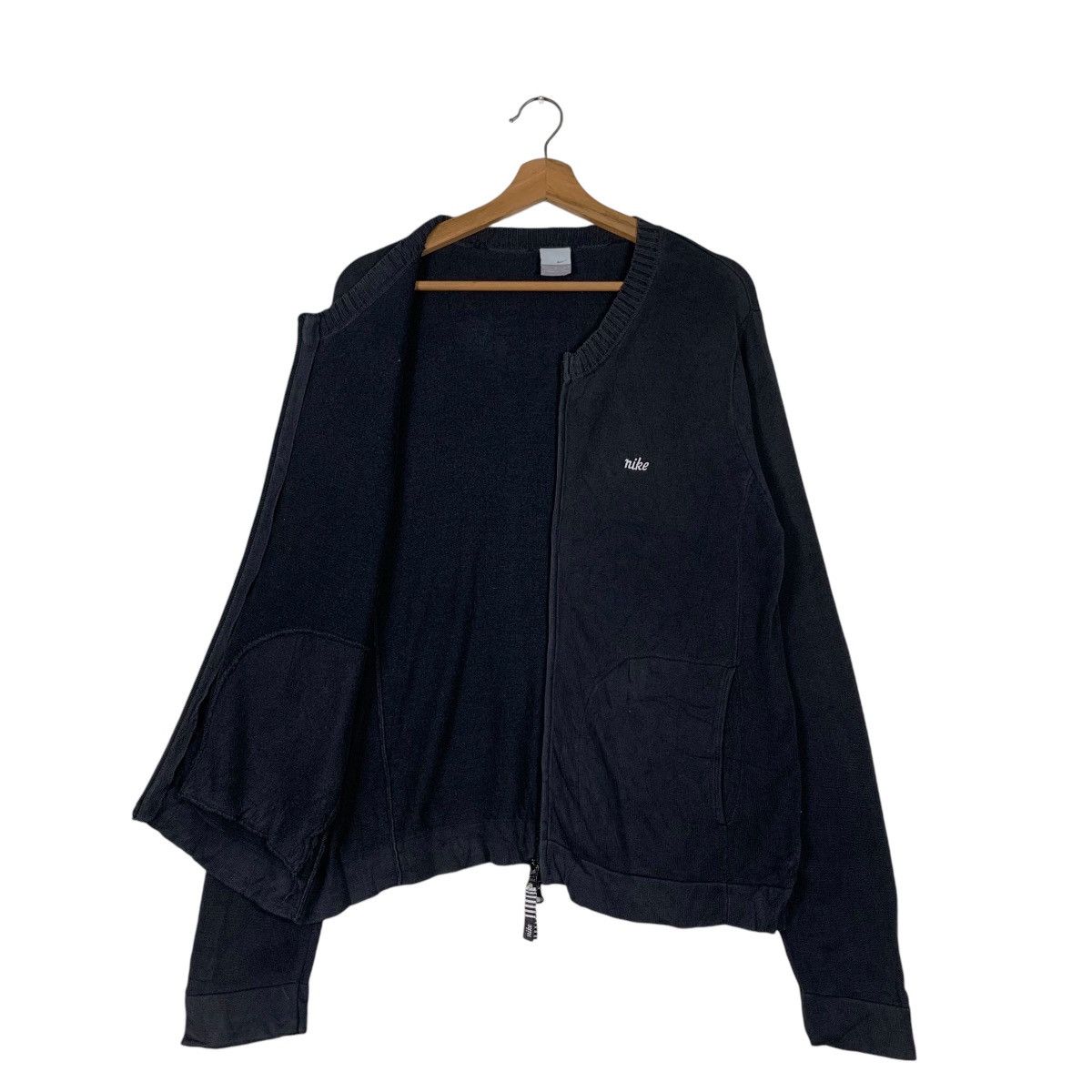 Nike NIKE Embroidery Small Logo Zipper Sweater #1204-C55 Size L / US 10 / IT 46 - 9 Thumbnail