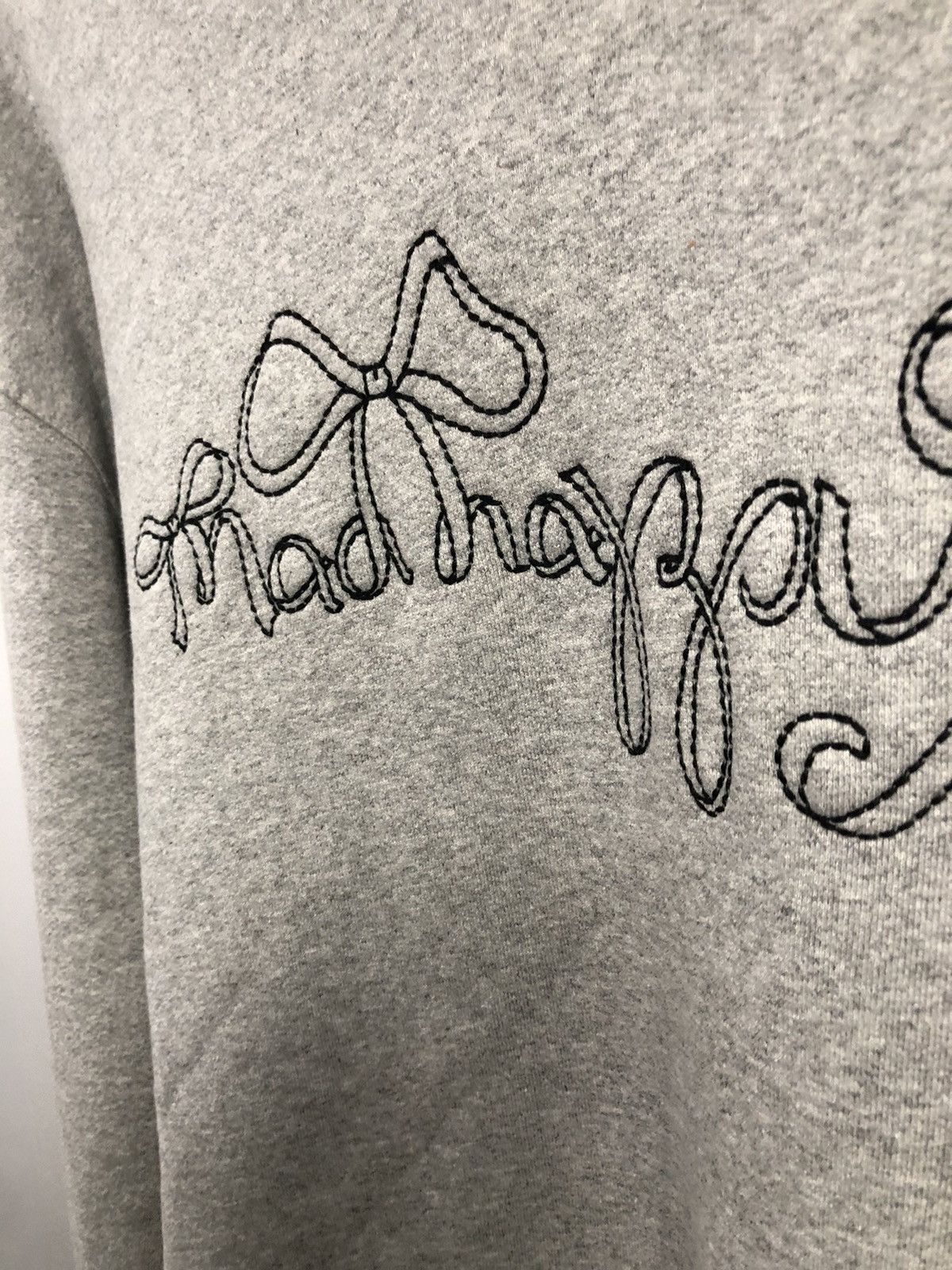 Madhappy Madhappy SS24 Bow Fleece Campus Grey Fleece Hoodie XL Size US XL / EU 56 / 4 - 3 Thumbnail