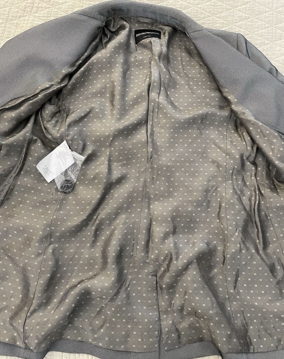Emporio Armani Peak Lapel Mini Nailhead Jacket Size XL / US 12-14 / IT 48-50 - 5 Thumbnail