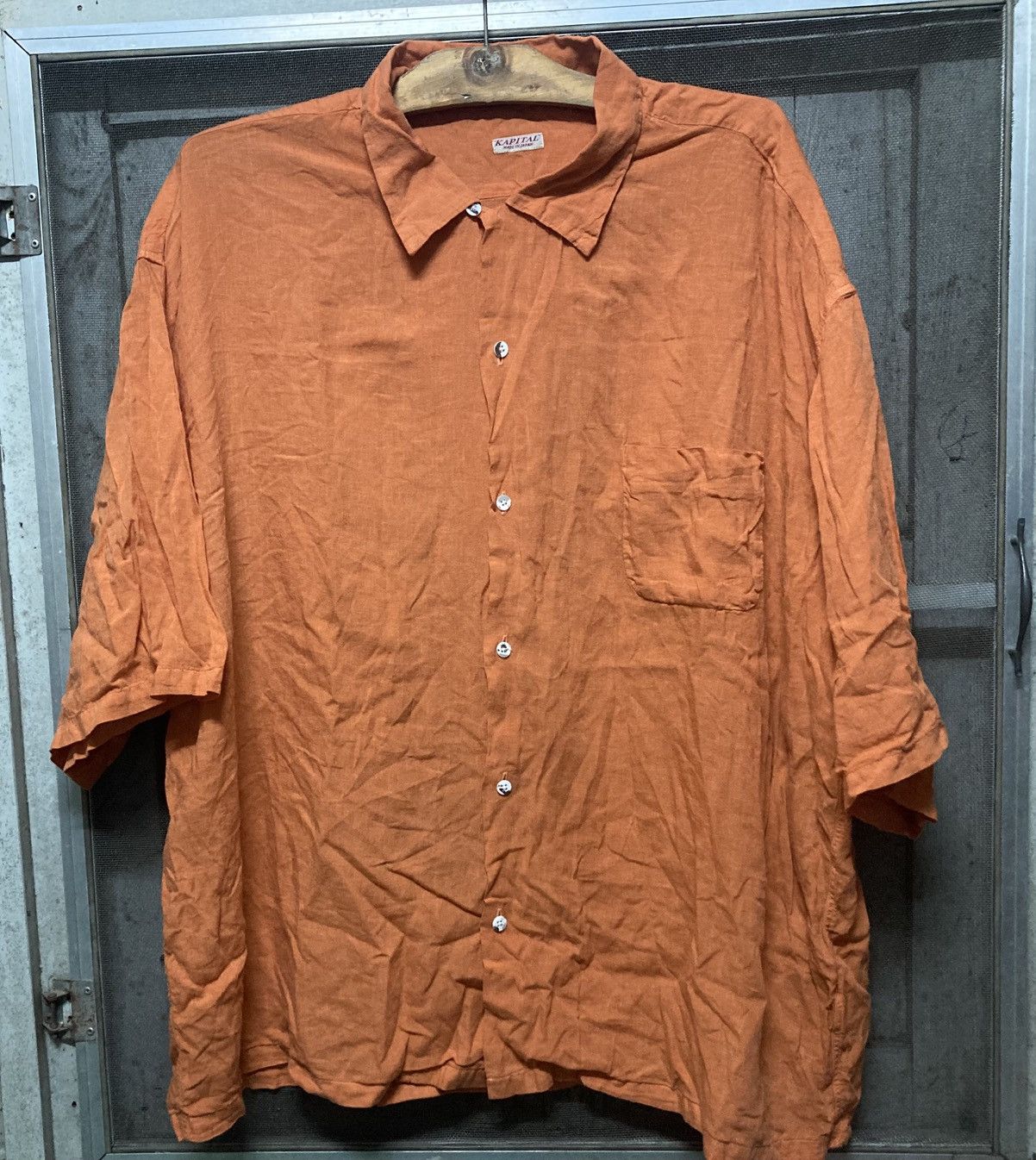 Japanese Brand × Kapital × Vintage Vintage Bottom Up Lenin Shirt Size US XXL / EU 58 / 5 - 1 Thumbnail