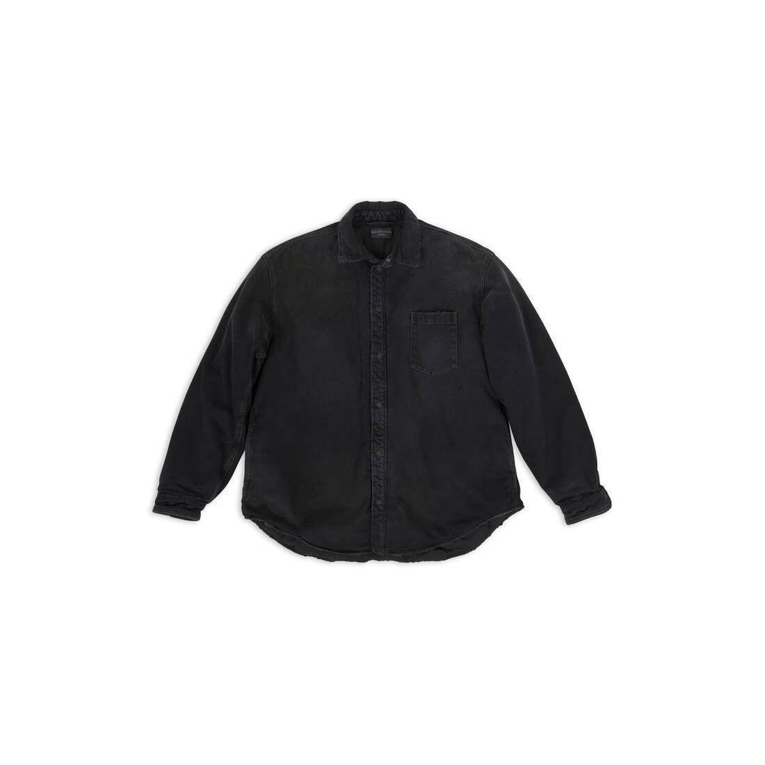 o1w1db11125 Padded Shirt in Black