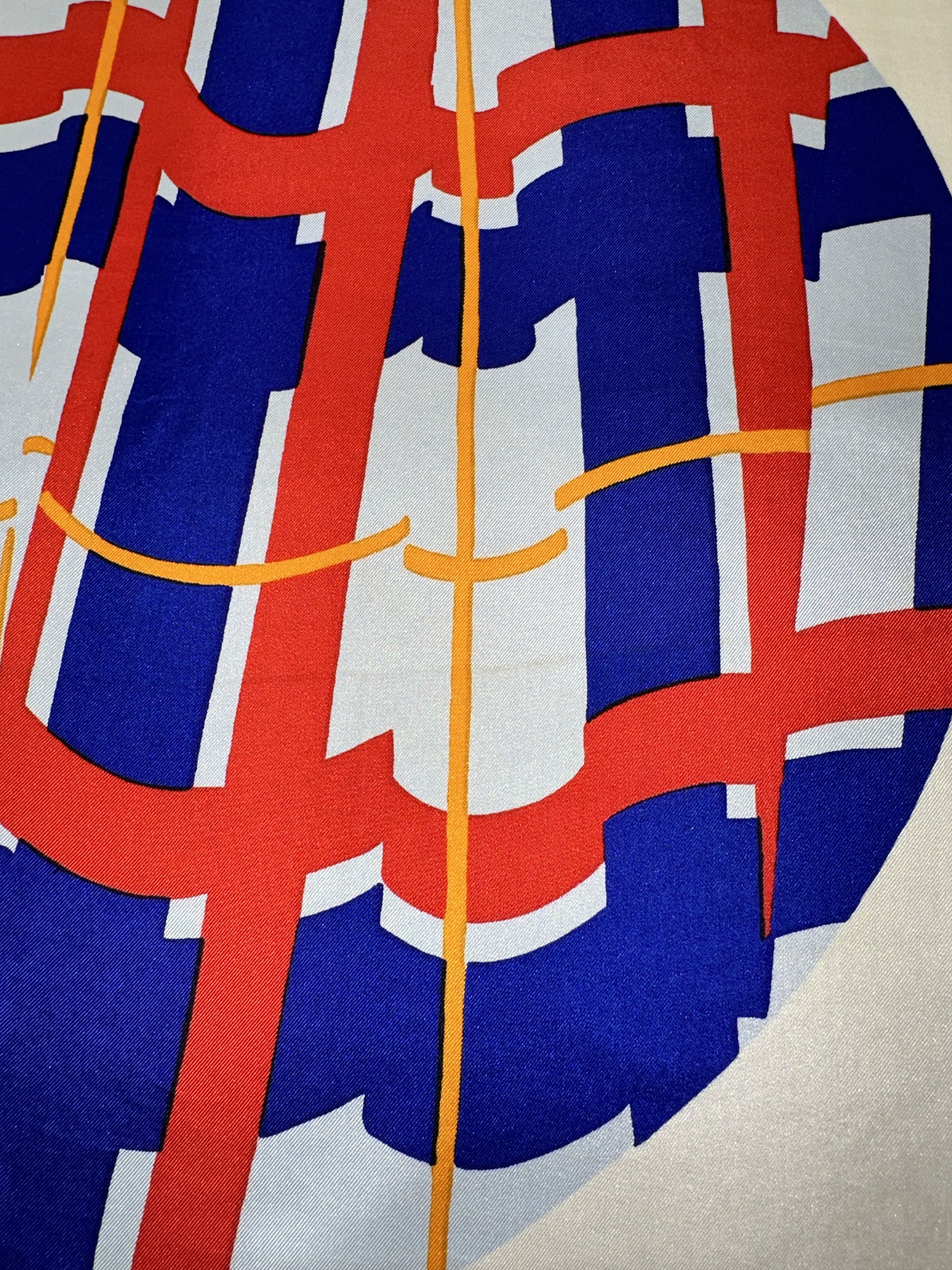 Dior Christian Dior Silk Scarf Graphic Circle 50x50 Pocket Square Size ONE SIZE - 4 Thumbnail