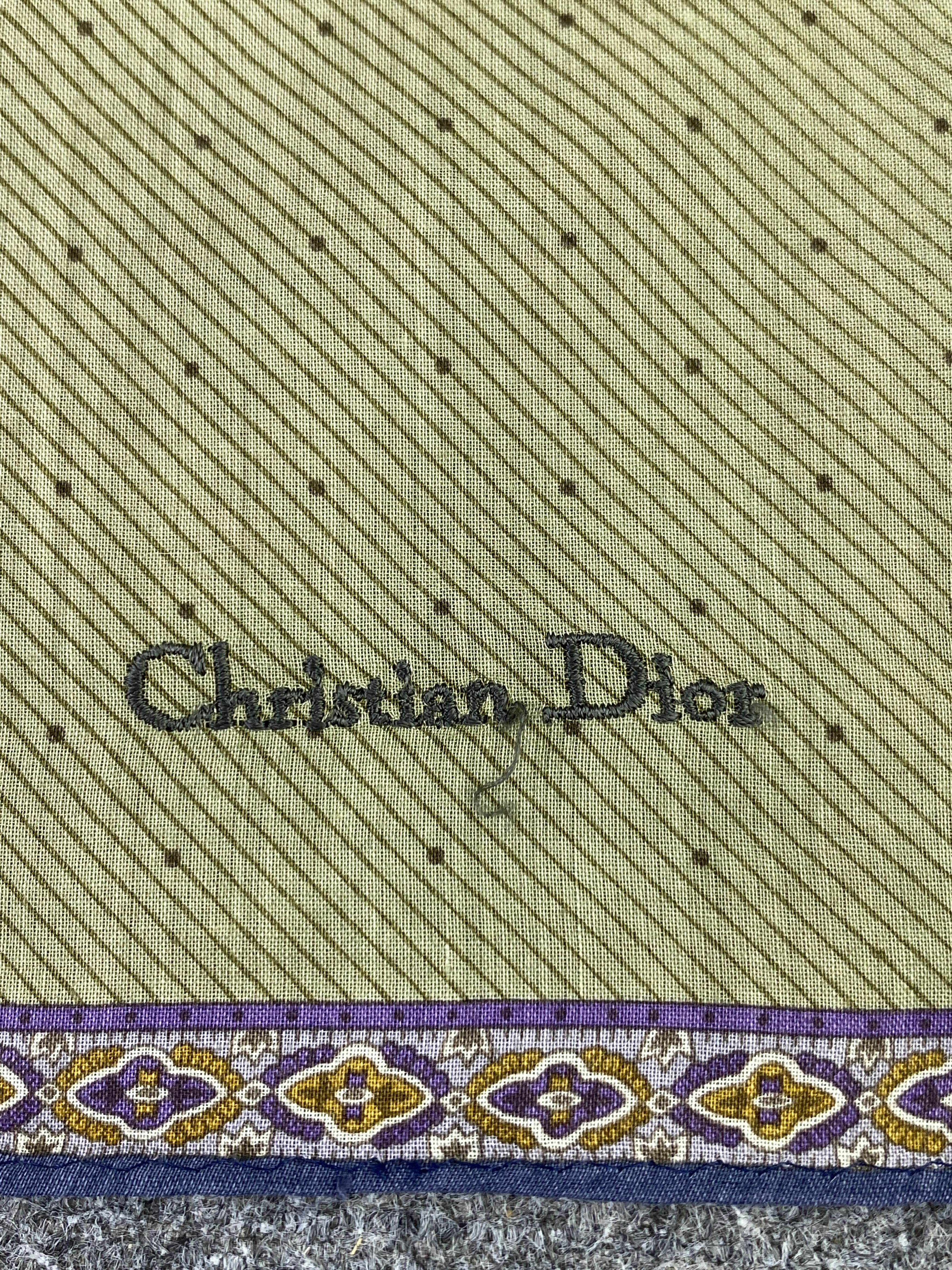 Dior Vintage Dior Handkerchief / Neckerchief KT0178 Size ONE SIZE - 7 Thumbnail