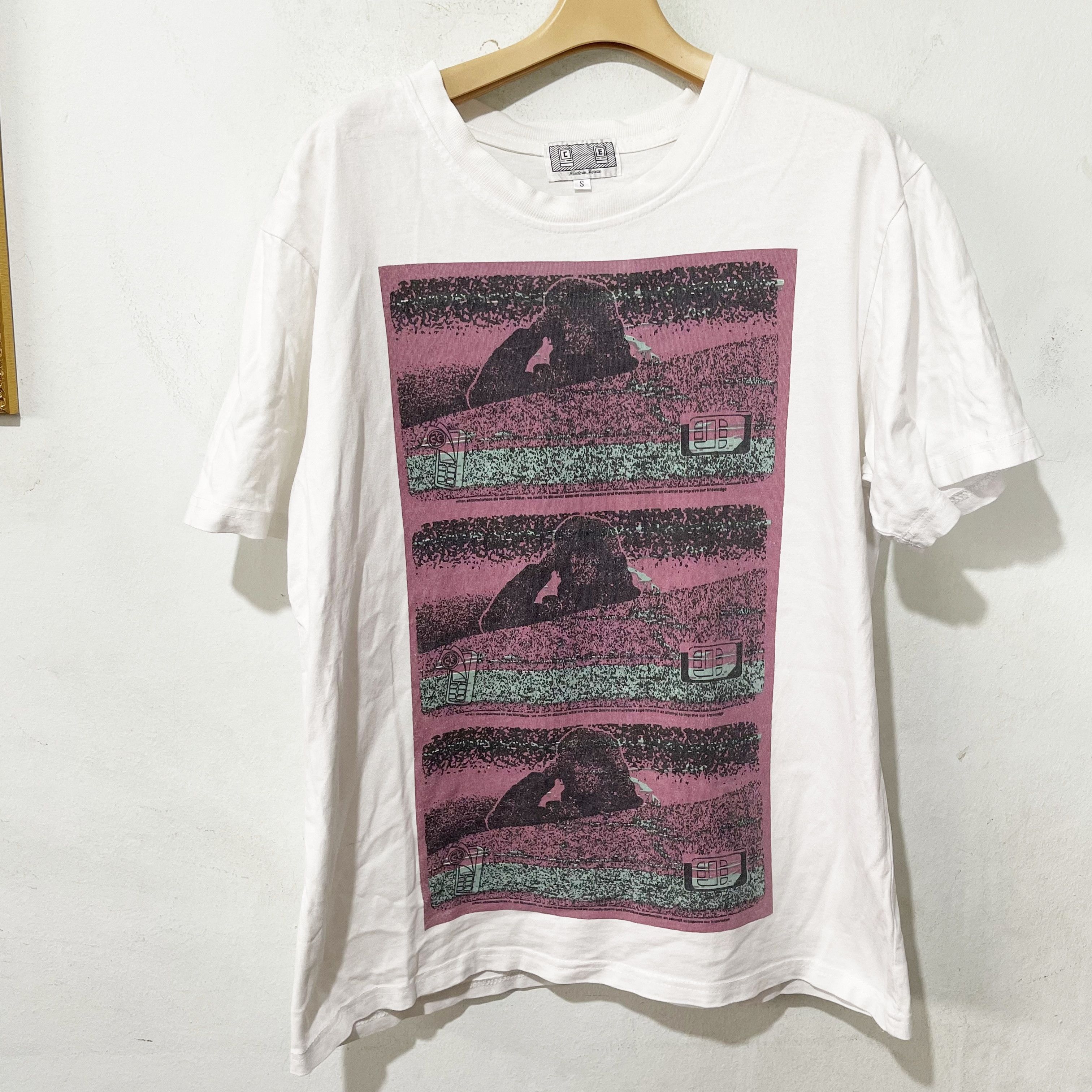 Cav Empt Cav Empt C.E Distorted Print T-Shirt Size US S / EU 44-46 / 1 - 1 Thumbnail