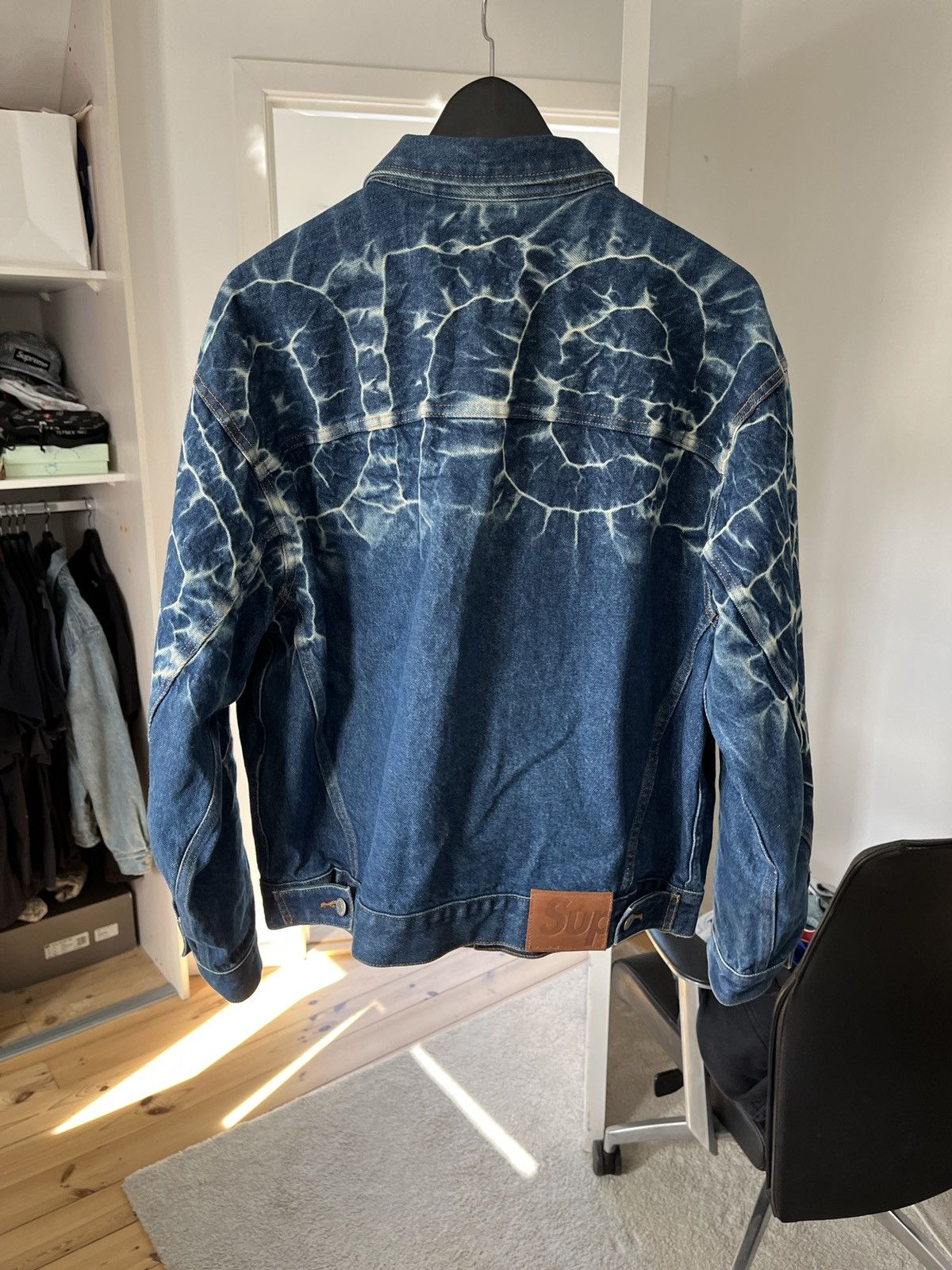 Supreme Supreme Shibori Denim Trucker Jacket Size US M / EU 48-50 / 2 - 3 Thumbnail