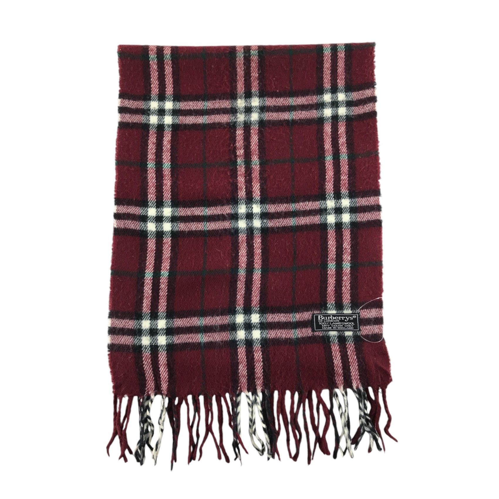 Burberry × Vintage Burberry Scarf / Muffler / Neckwear - WW3092 Size ONE SIZE - 2 Thumbnail