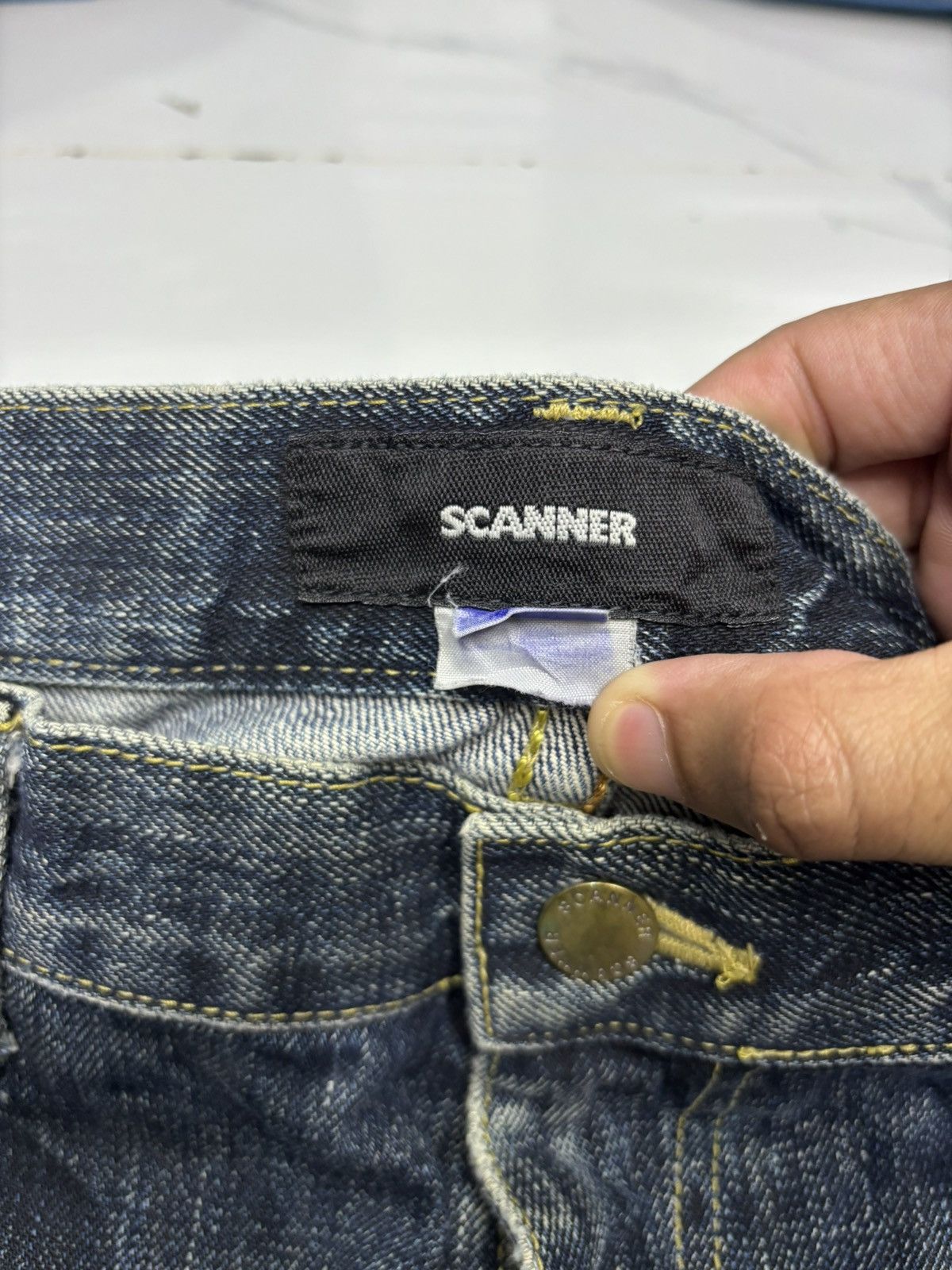 FDMTL BAGGY JEANS SCANNER BY FDMTL DISTRESSED DENIM JEANS Size US 34 / EU 50 - 10 Thumbnail