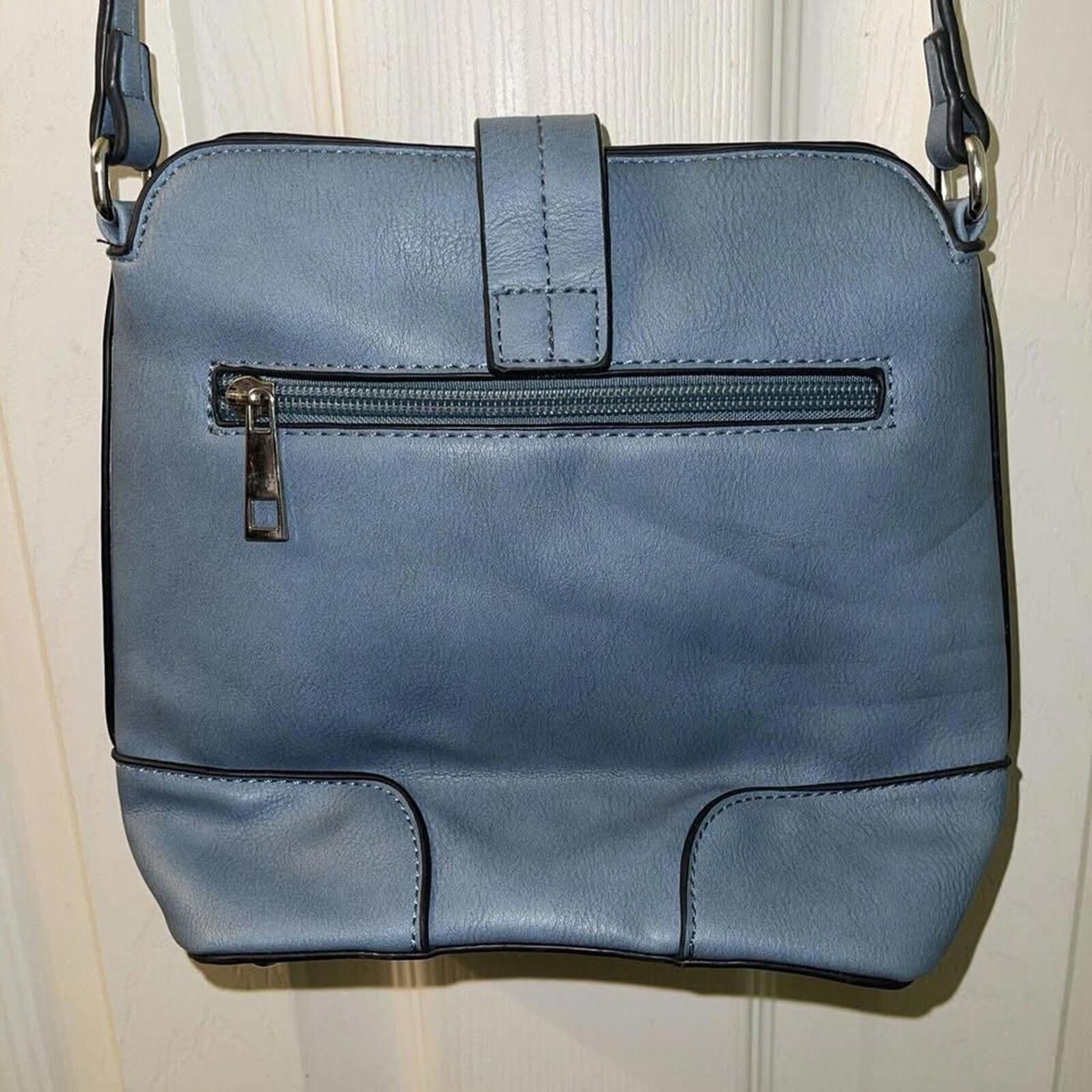 Other Stylish Blue Crossbody Bag with Adjustable Strap Size ONE SIZE - 5 Thumbnail