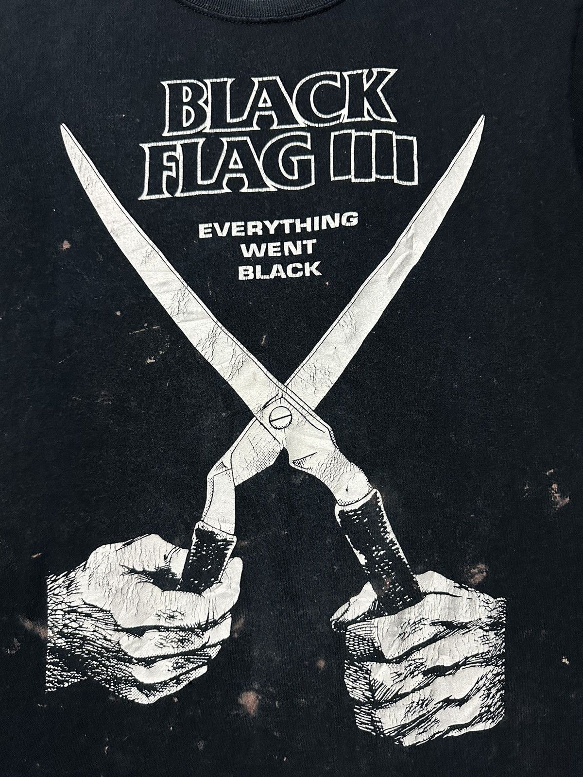 Band Tees Vintage Black Flag Promo Distressed Tee Size US S / EU 44-46 / 1 - 2 Thumbnail