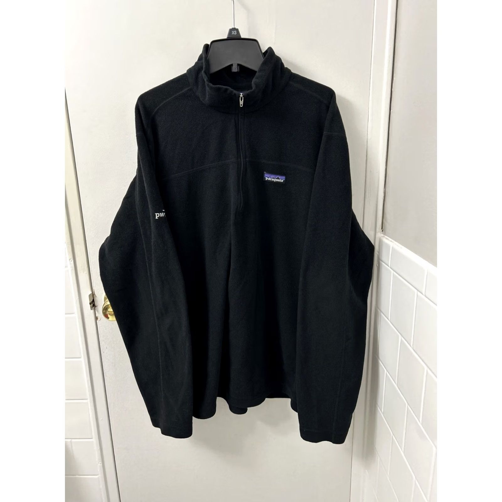 Patagonia VINTAGE Patagonia Micro D Pullover Mens Large Black 1/4 Zip Sweatshirt L/S 26175 Size US L / EU 52-54 / 3 - 2 Thumbnail
