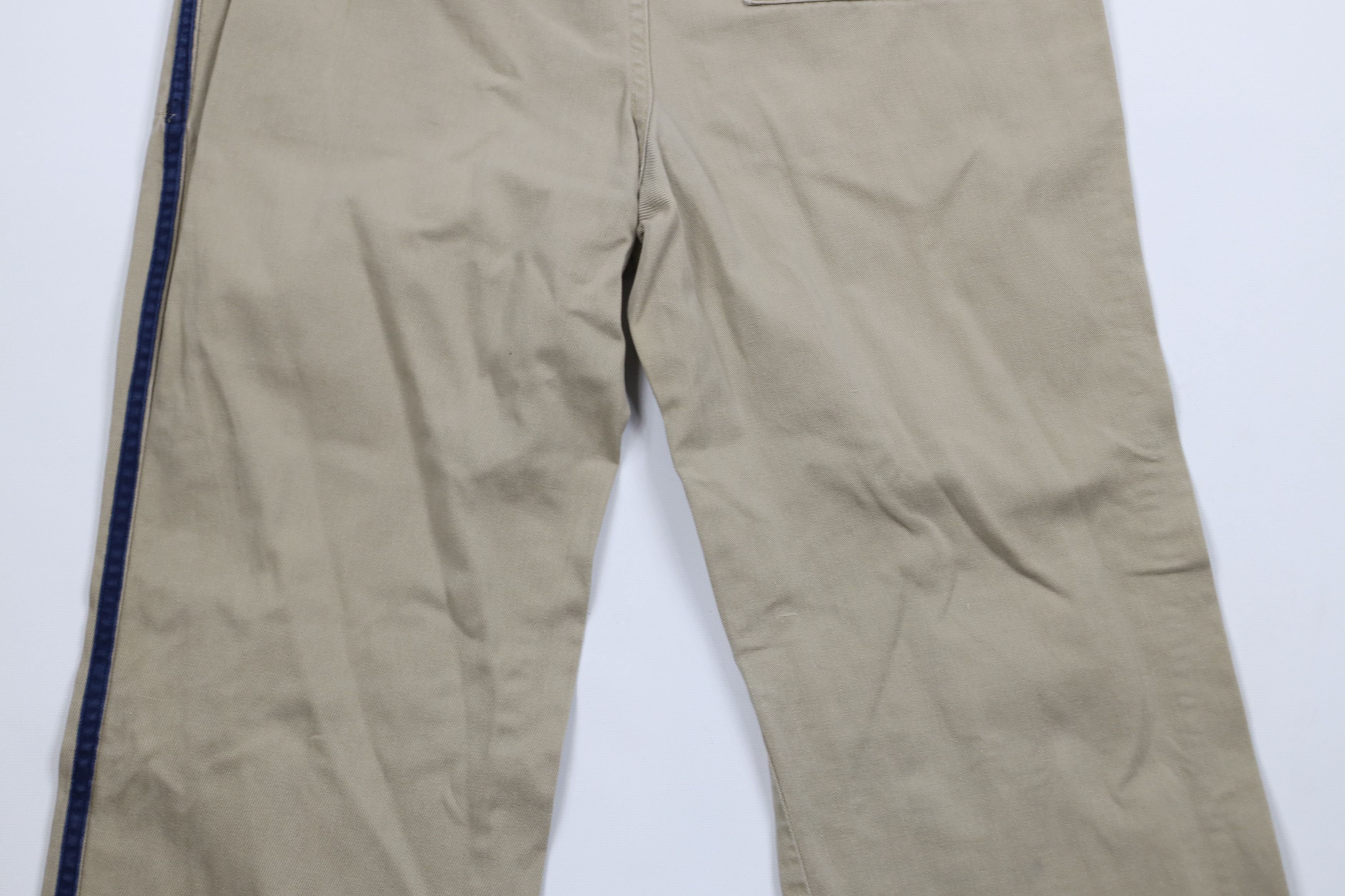 Nike × Vintage Vintage 80s 90s Nike Mini Swoosh Striped Pants Cotton USA Size US 34 / EU 50 - 13 Thumbnail