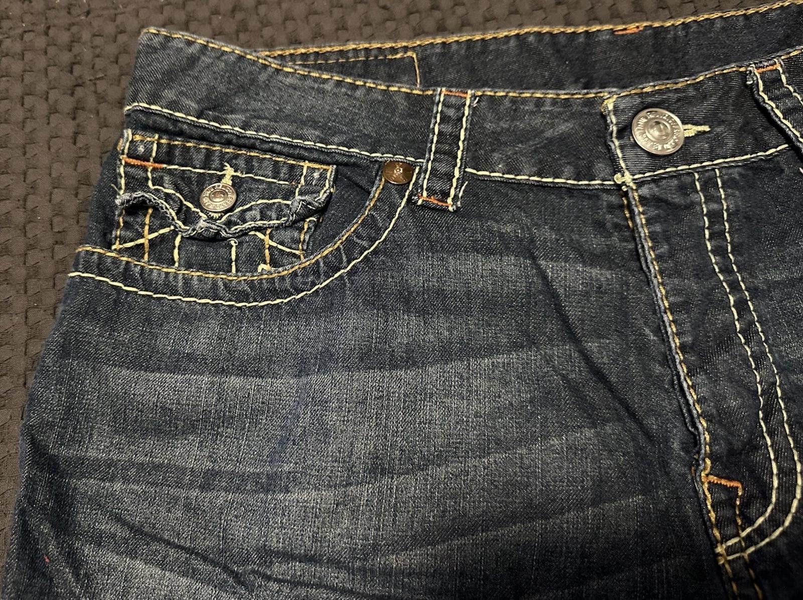 True Religion True Religion Jeans Swimwear Blue Denim Surf Shorts Men’s 38 Size US 32 / EU 48 - 4 Thumbnail