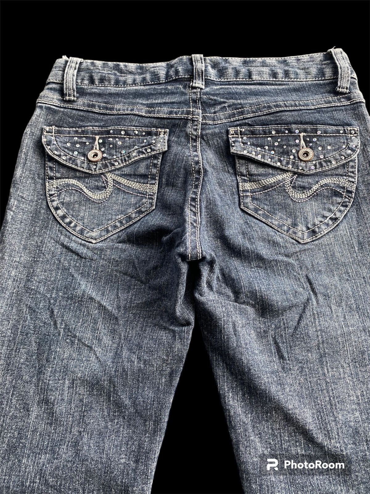 Hysteric Glamour × If Six Was Nine × Masaki Matsushima Flare Jeans Japan Masaki Stretch Faded Black Size US 29 - 17 Thumbnail