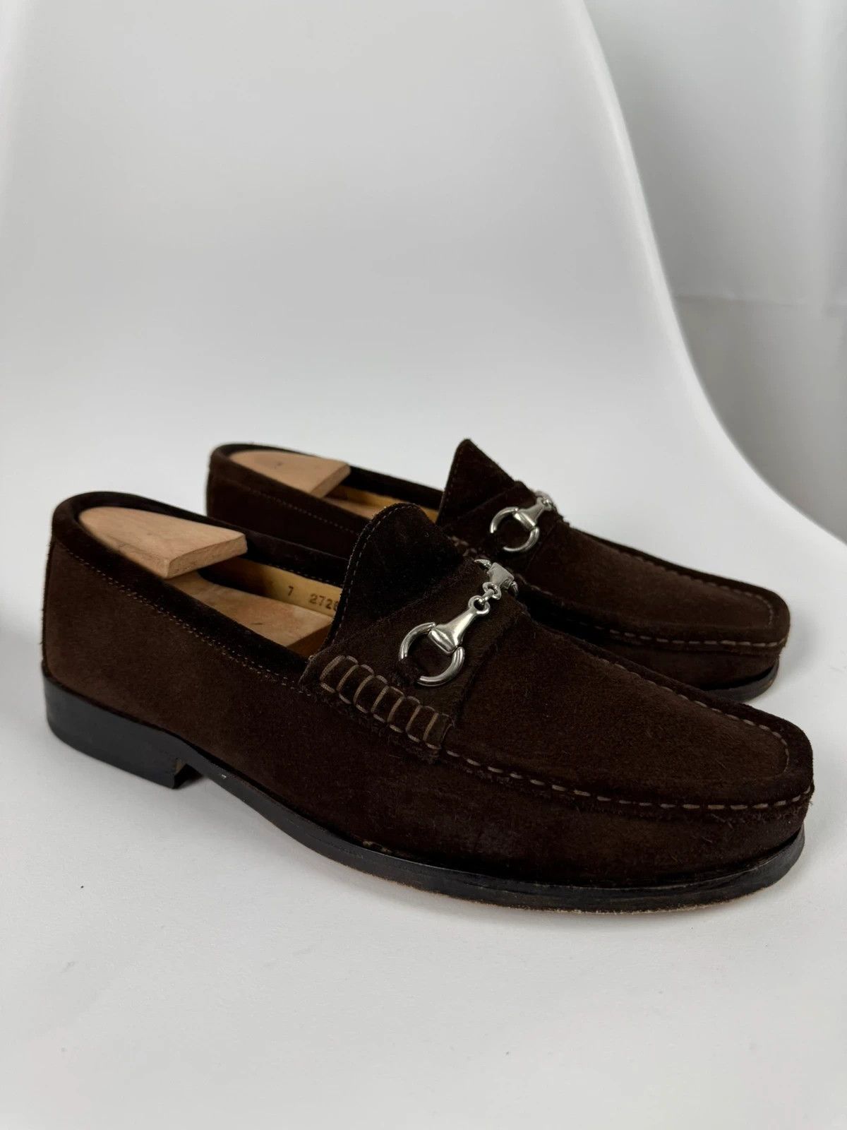 Loake Loake Suede Loafers Horsebit size 7 Size US 8 / EU 41 - 1 Thumbnail
