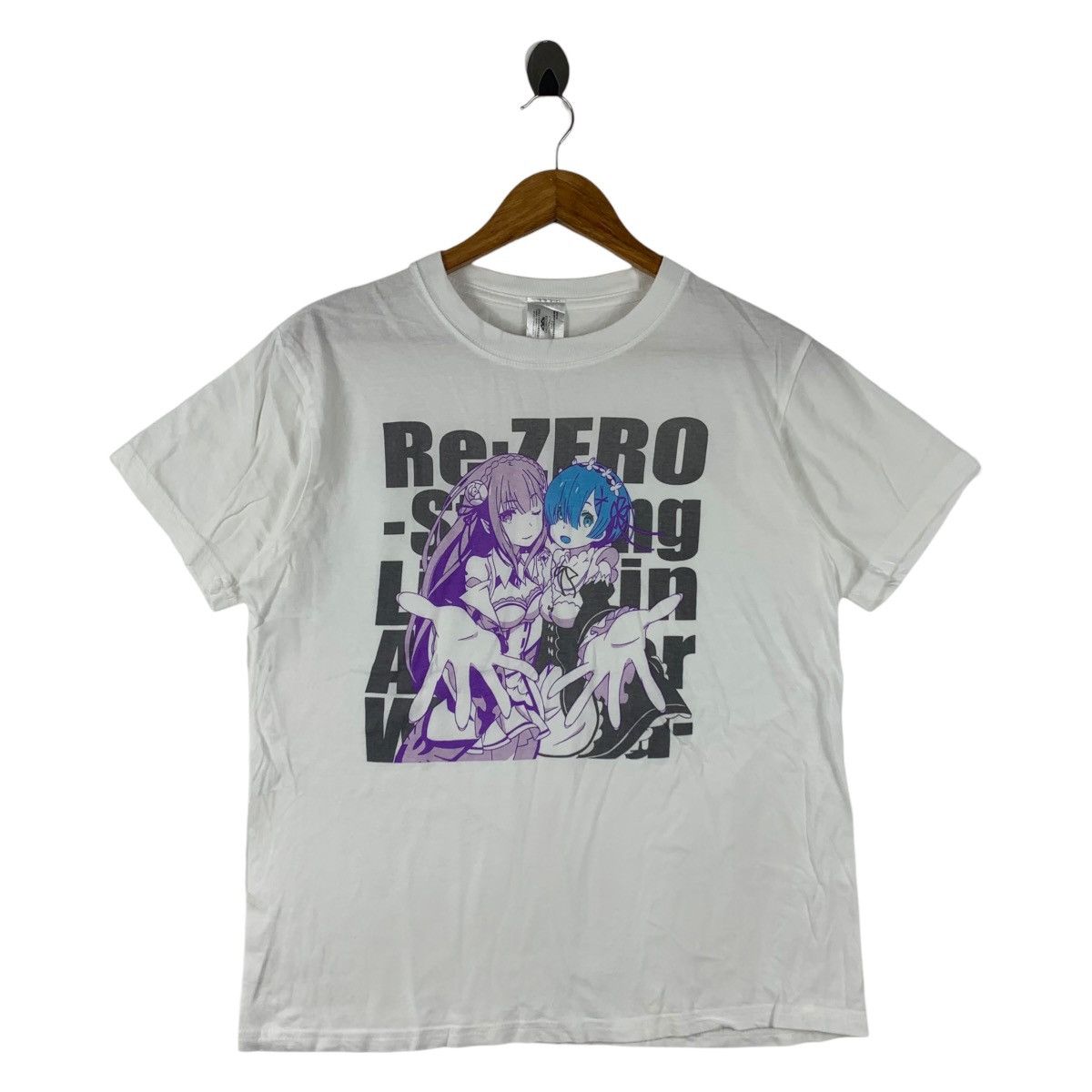Anime Vintage RE-ZERO banpresto anime tee Size US M / EU 48-50 / 2 - 1 Thumbnail