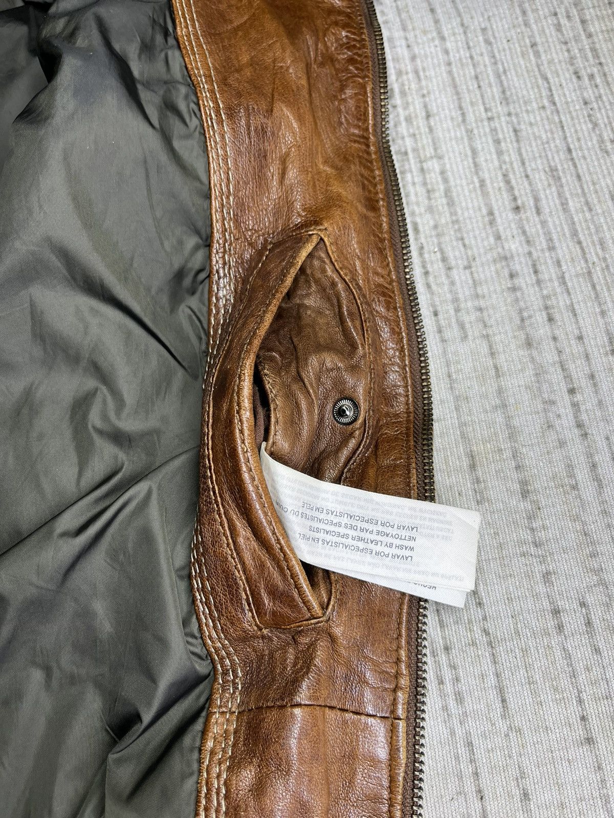 Massimo Dutti Massimo Dutti Brown motorcycle Leather Jacket Size US M / EU 48-50 / 2 - 16 Thumbnail