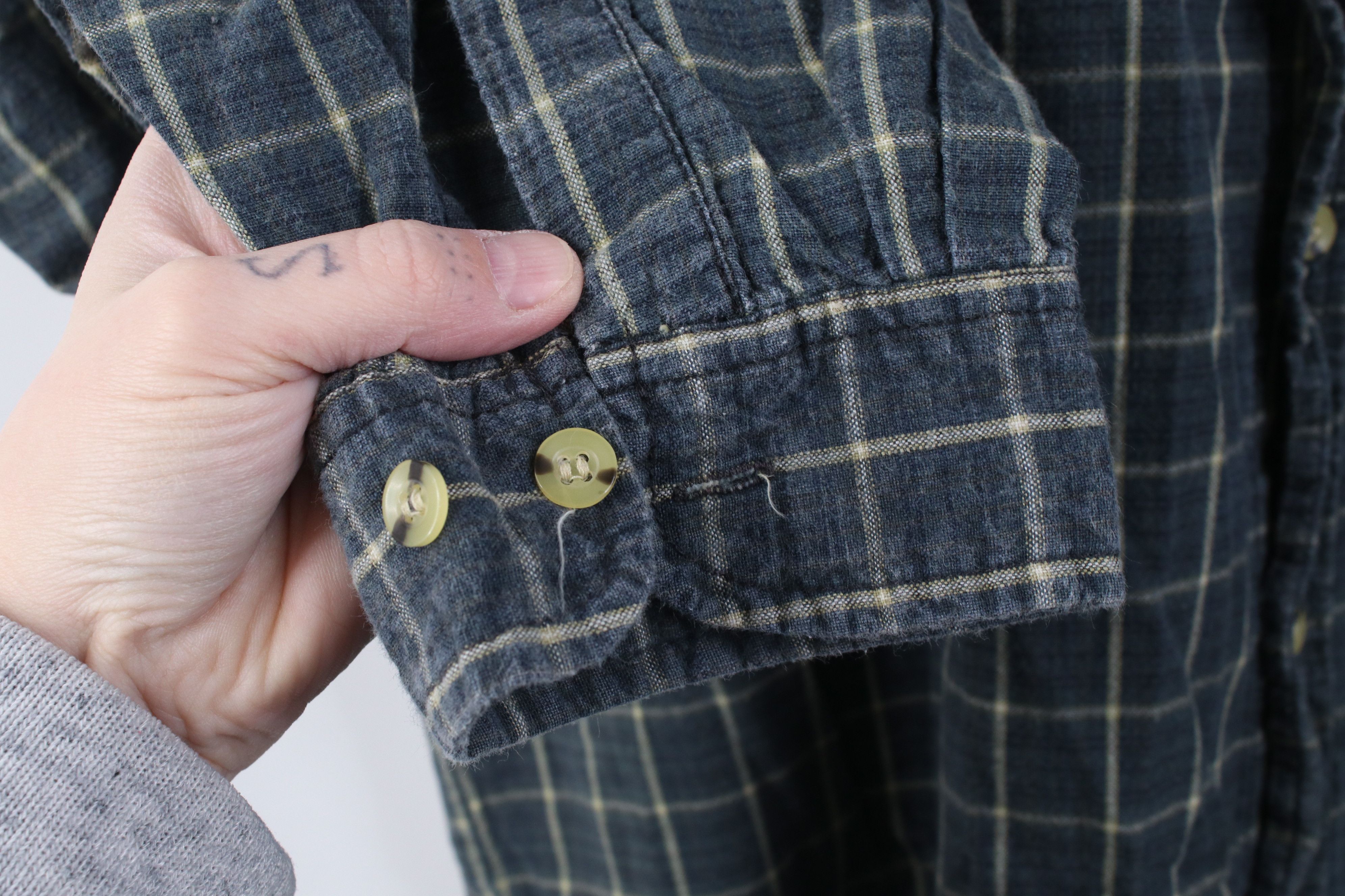 Vintage Vintage 90s Streetwear Collared Button Down Shirt Plaid Size US XL / EU 56 / 4 - 6 Thumbnail