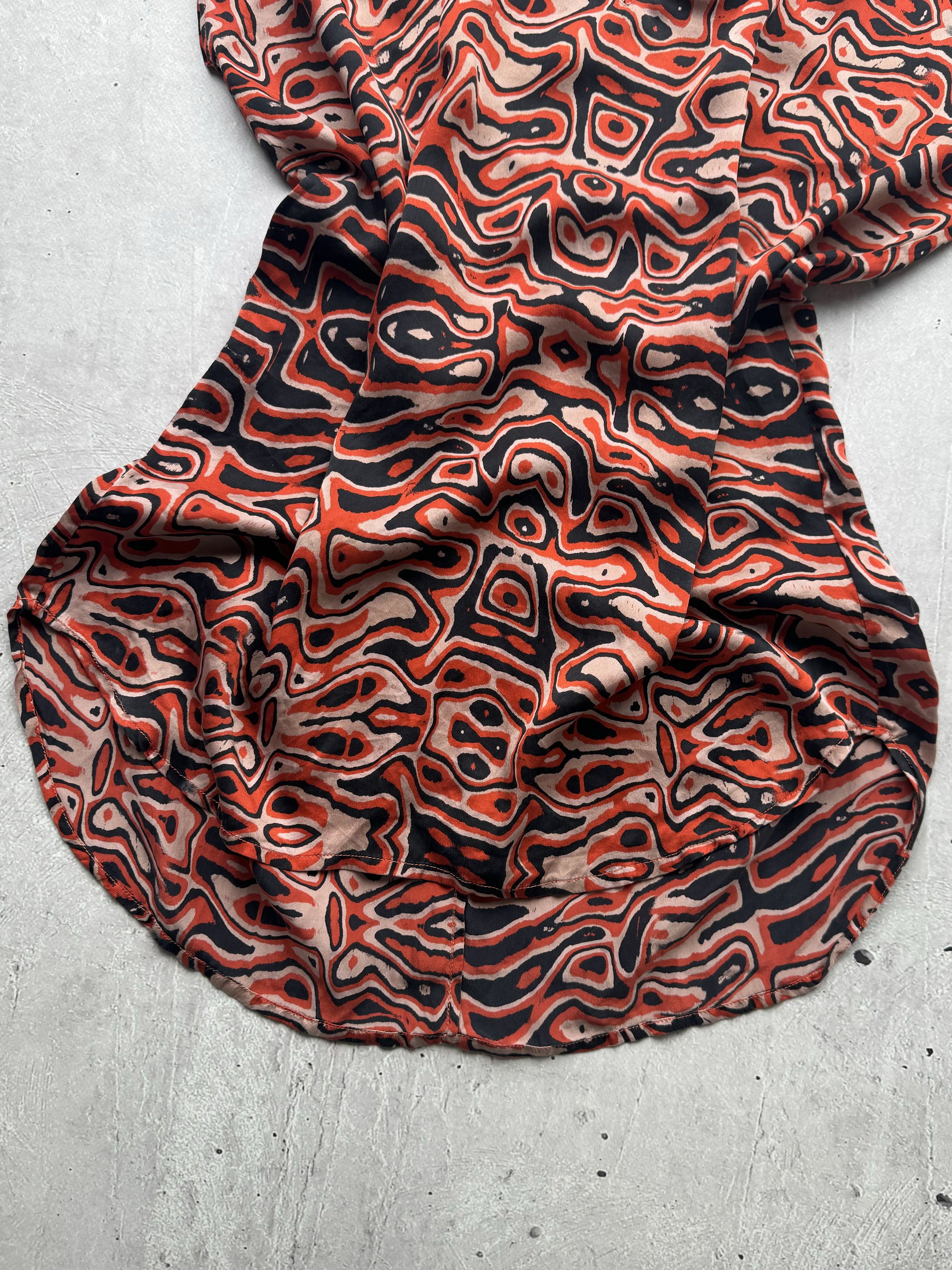 Diesel × Diesel Black Gold × Vintage Diesel Black Gold Vintage Silk Oversize Tunic Size M / US 6-8 / IT 42-44 - 3 Thumbnail